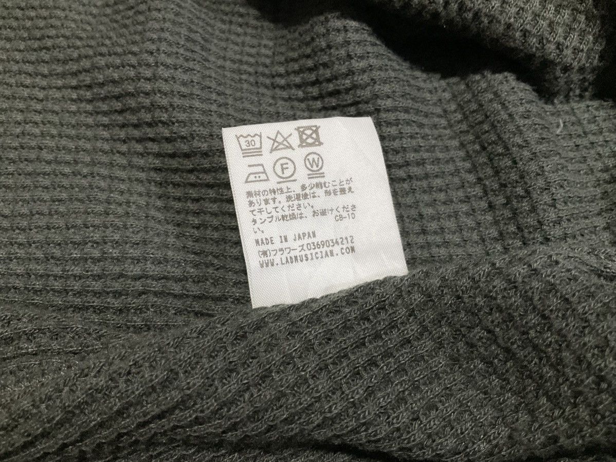 Hysteric Glamour × Japanese Brand × Lad Musician 🔥Y2K Archived Lad Musician Waffle Knit Oversized Sweatshirt Size US L / EU 52-54 / 3 - 7 Thumbnail