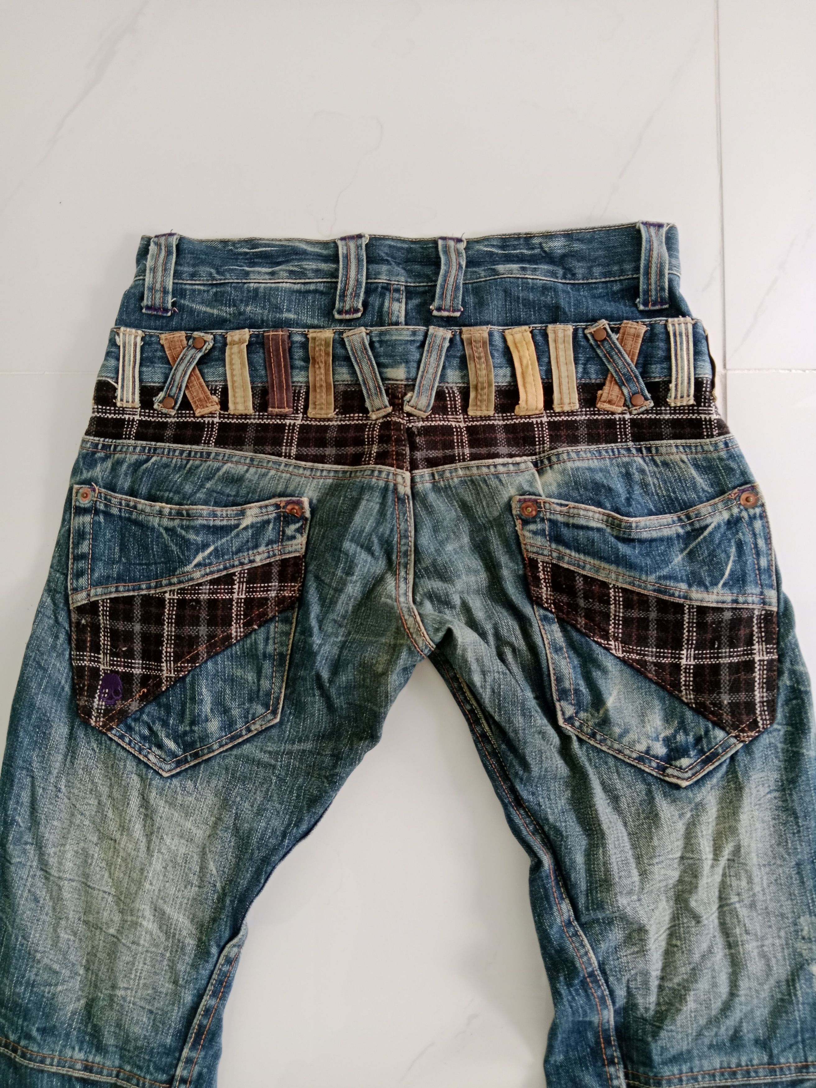 Explosion Double Waist Jeans Japanese Brand
