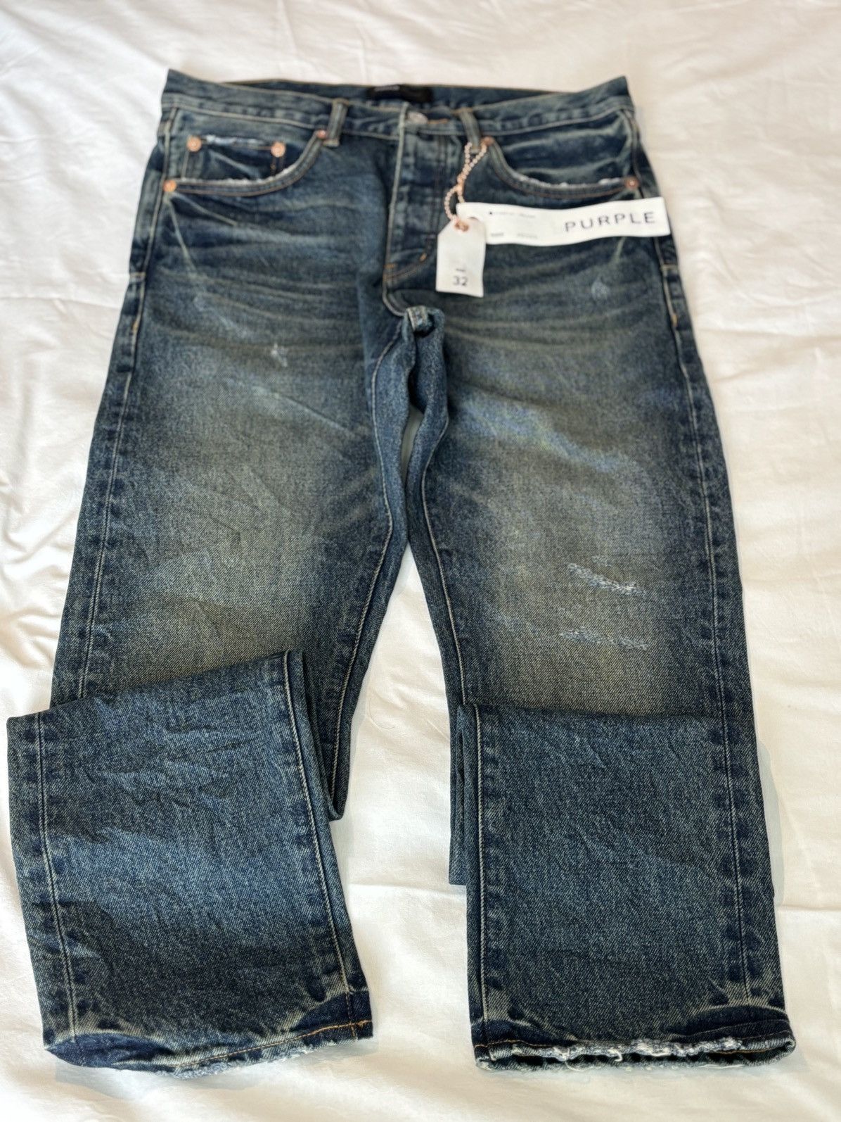 Purple Brand Purpble brand P005 VDPT224 Slim Straight Size US 32 / EU 48 - 4 Thumbnail