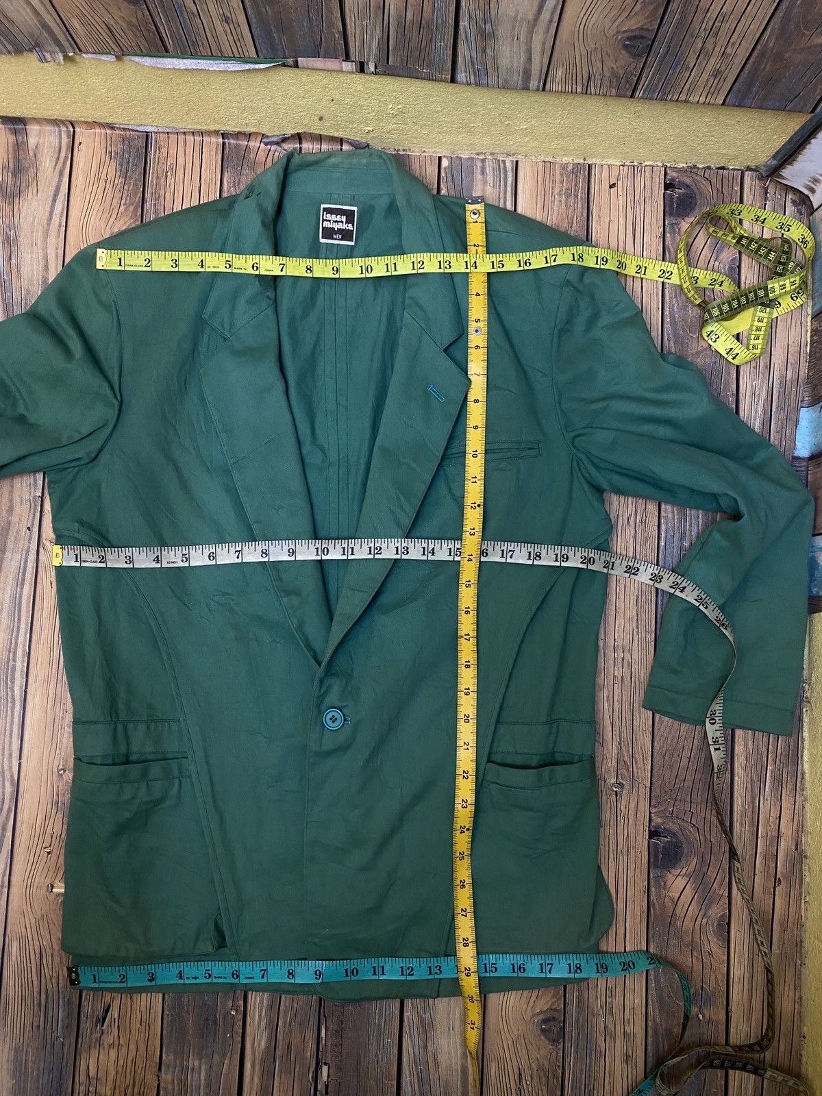 Issey Miyake 🔥🔥 80s issey miyake men single breasted jacket Size US M / EU 48-50 / 2 - 9 Thumbnail