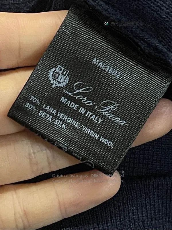 Loro Piana Loro Piana Solid Lapel Collar Cashmere Knit Sweater. Size US S / EU 44-46 / 1 - 5 Thumbnail