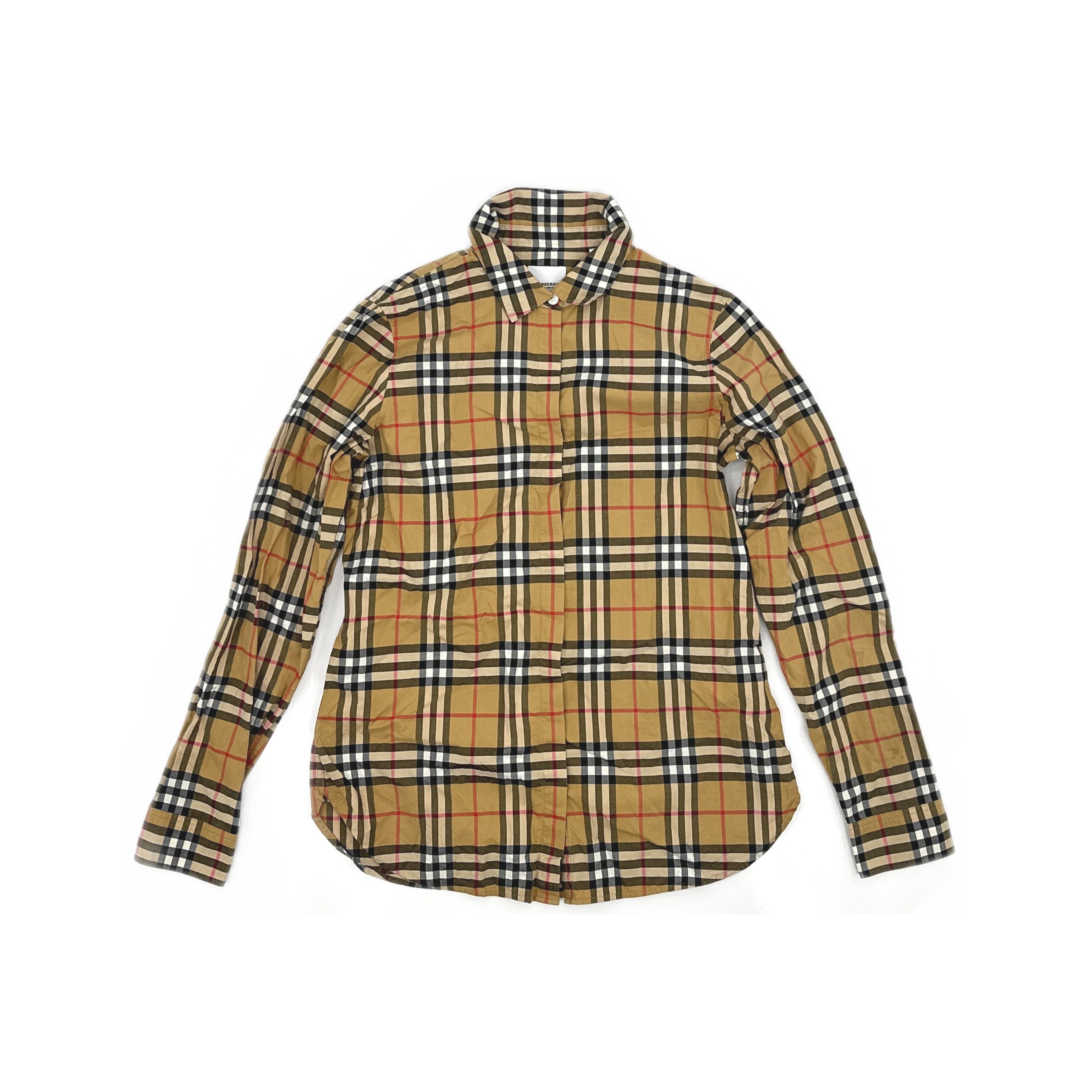 Burberry Burberry Vintage Check Button Up Shirt Size IT 38 Size XS / US 0-2 / IT 36-38 - 1 Thumbnail