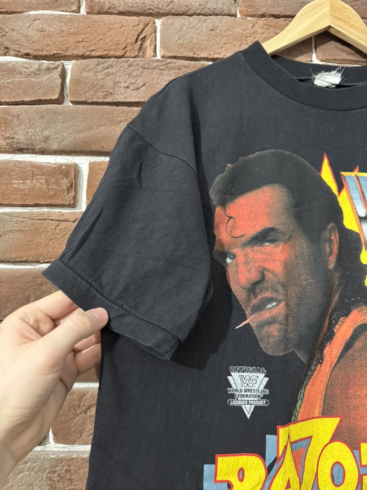Vintage Vintage 90s WWF Razor Ramon RIP Wrestling Grail WWE Black M Size US M / EU 48-50 / 2 - 5 Thumbnail