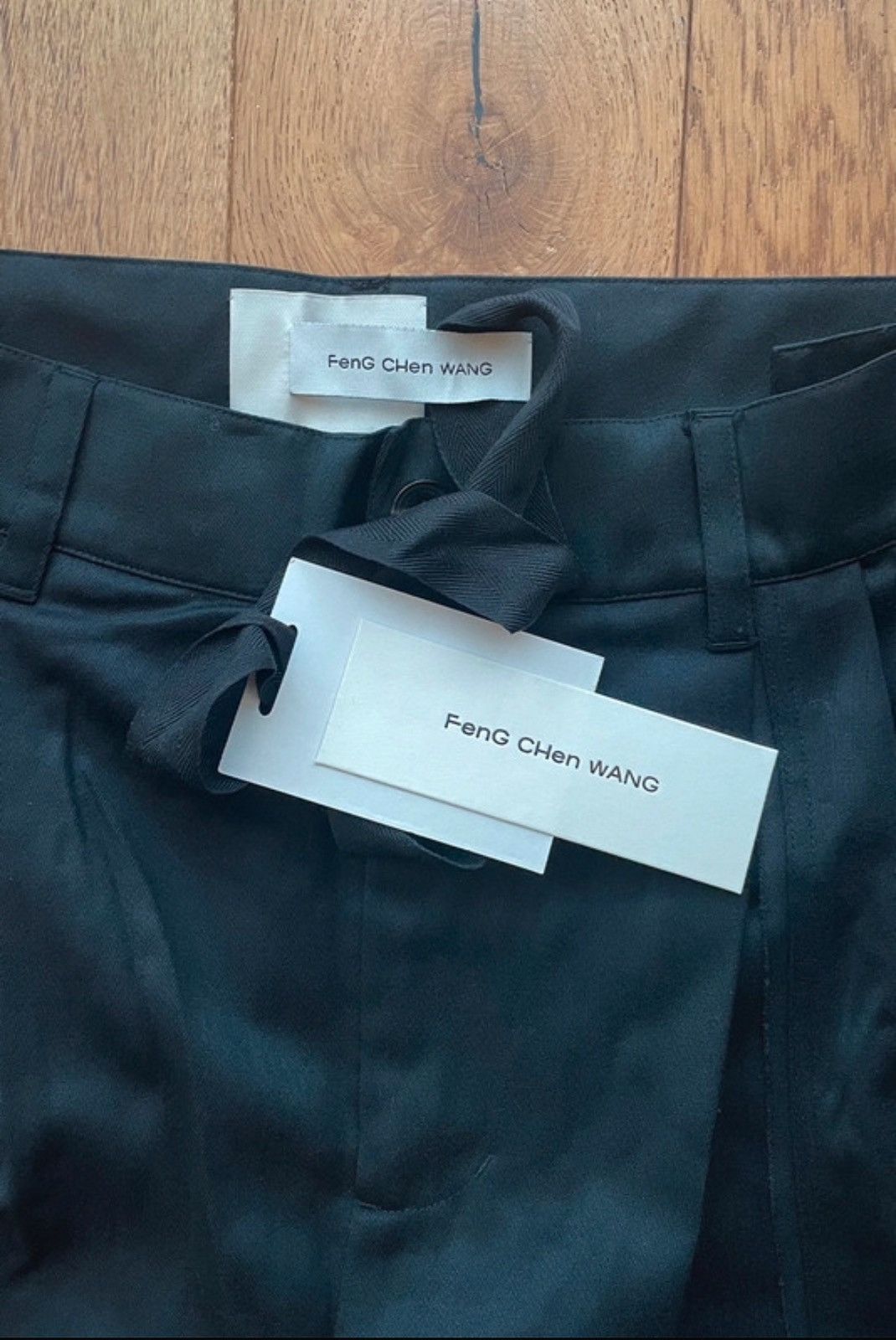 Feng Chen Wang Black Feng Chen Wang Pleated Trousers Size US 34 / EU 50 - 4 Thumbnail