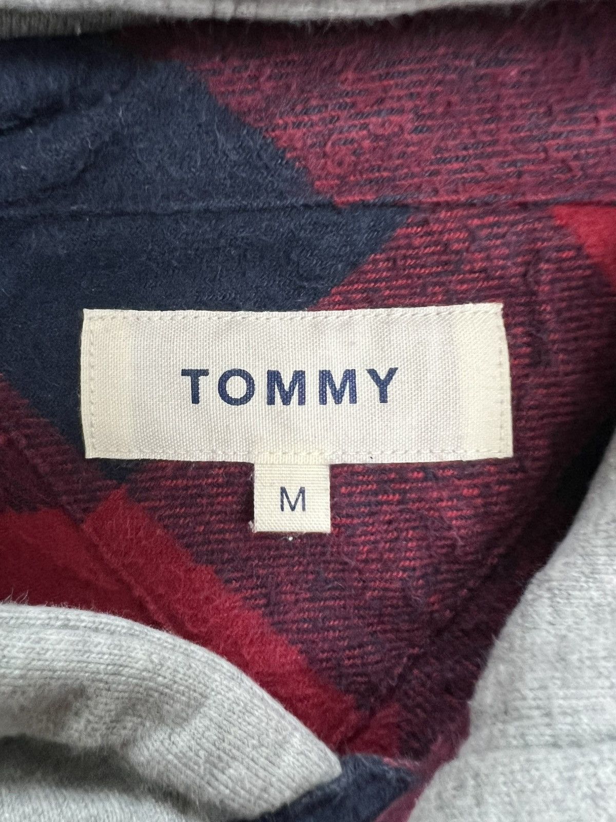 Designer × Tommy Hilfiger Tommy Plaid Flannel Hooded Shirt Size US S / EU 44-46 / 1 - 9 Thumbnail