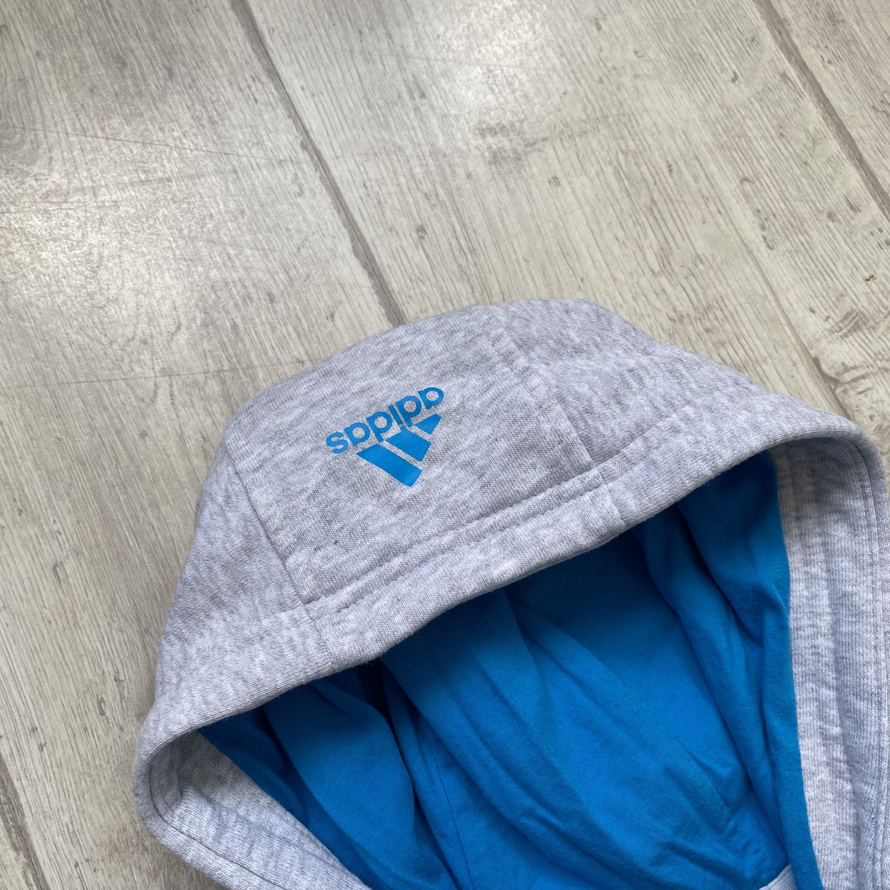 Adidas Vintage 00s Adidas Zip hoodie big Logo Size US L / EU 52-54 / 3 - 4 Thumbnail