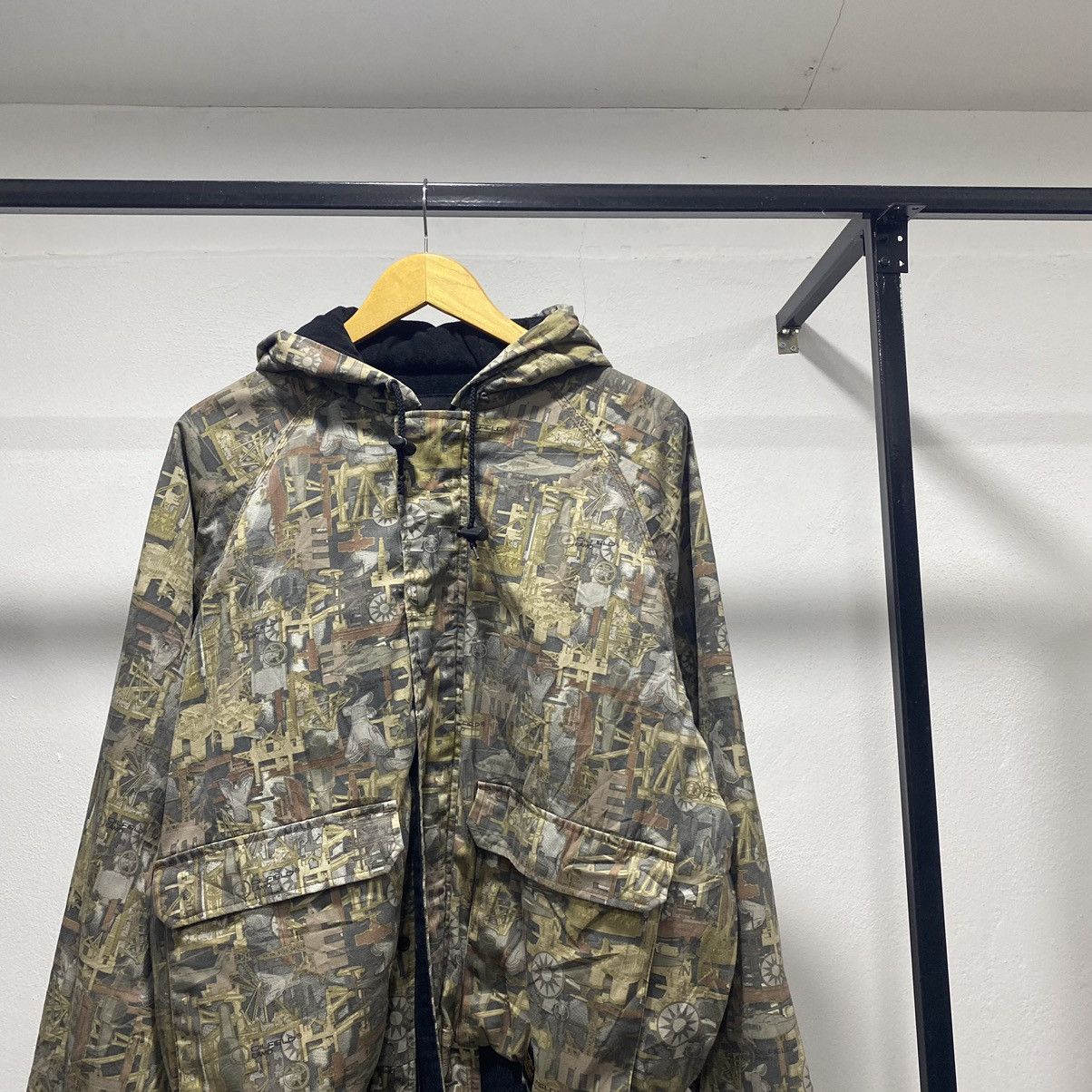 Walls Sick☠️ Walls Oilfield Camo Hunting Jacket Winter Realtree 90s Size US L / EU 52-54 / 3 - 2 Thumbnail