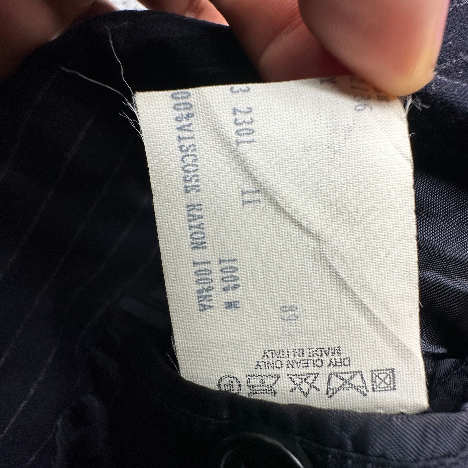 Brooks Brothers Brooks Brothers Pinstripe Wool Jacket 42 Long Navy Italy Size US L / EU 52-54 / 3 - 15 Thumbnail