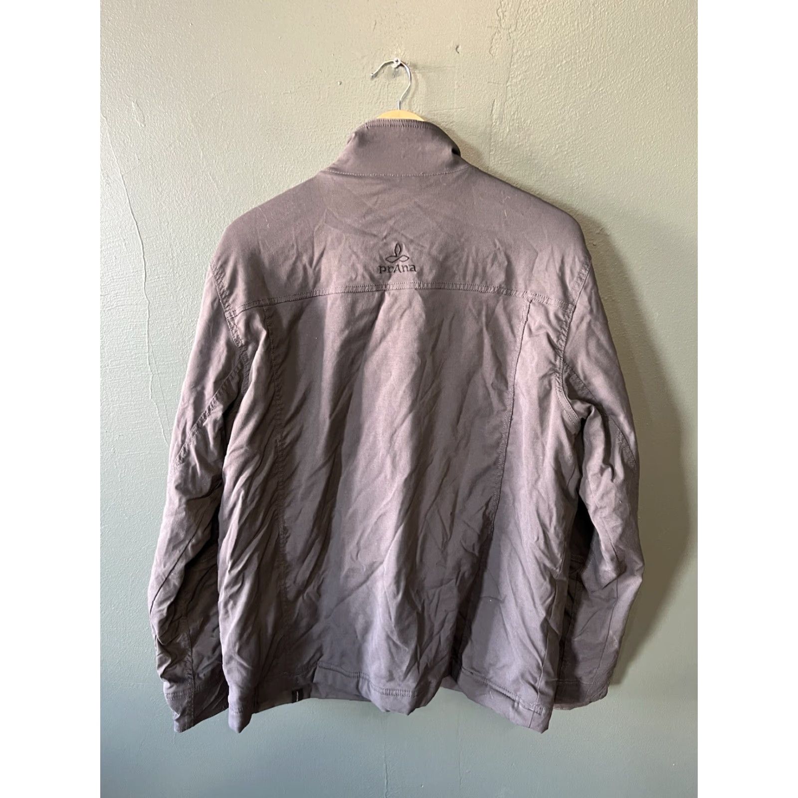 Prana Prana Jacket Mens Gray Long Sleeve Full Zip Button Up Outdoors Size L Size US L / EU 52-54 / 3 - 2 Thumbnail