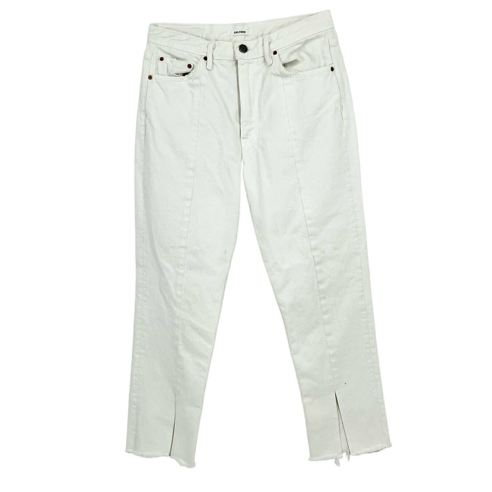 GRLFRND Grlfrnd Cheryl Ankle Skinny High Rise White Jeans Size 28 Size 28" / US 6 / IT 42 - 1 Thumbnail