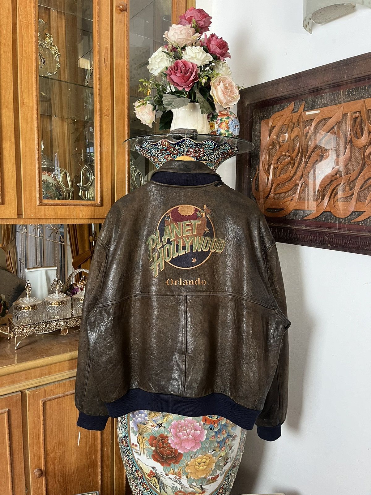 Planet Hollywood 1994 Planet Hollywood Orlando,USA Reversible Suede Jacket Size US XL / EU 56 / 4 - 1 Thumbnail