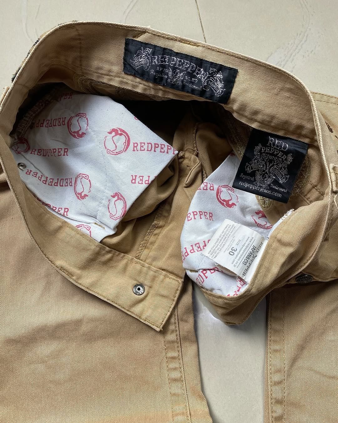 Japanese Brand Y2K Red Pepper Japanese Jeans Size US 33 - 6 Thumbnail