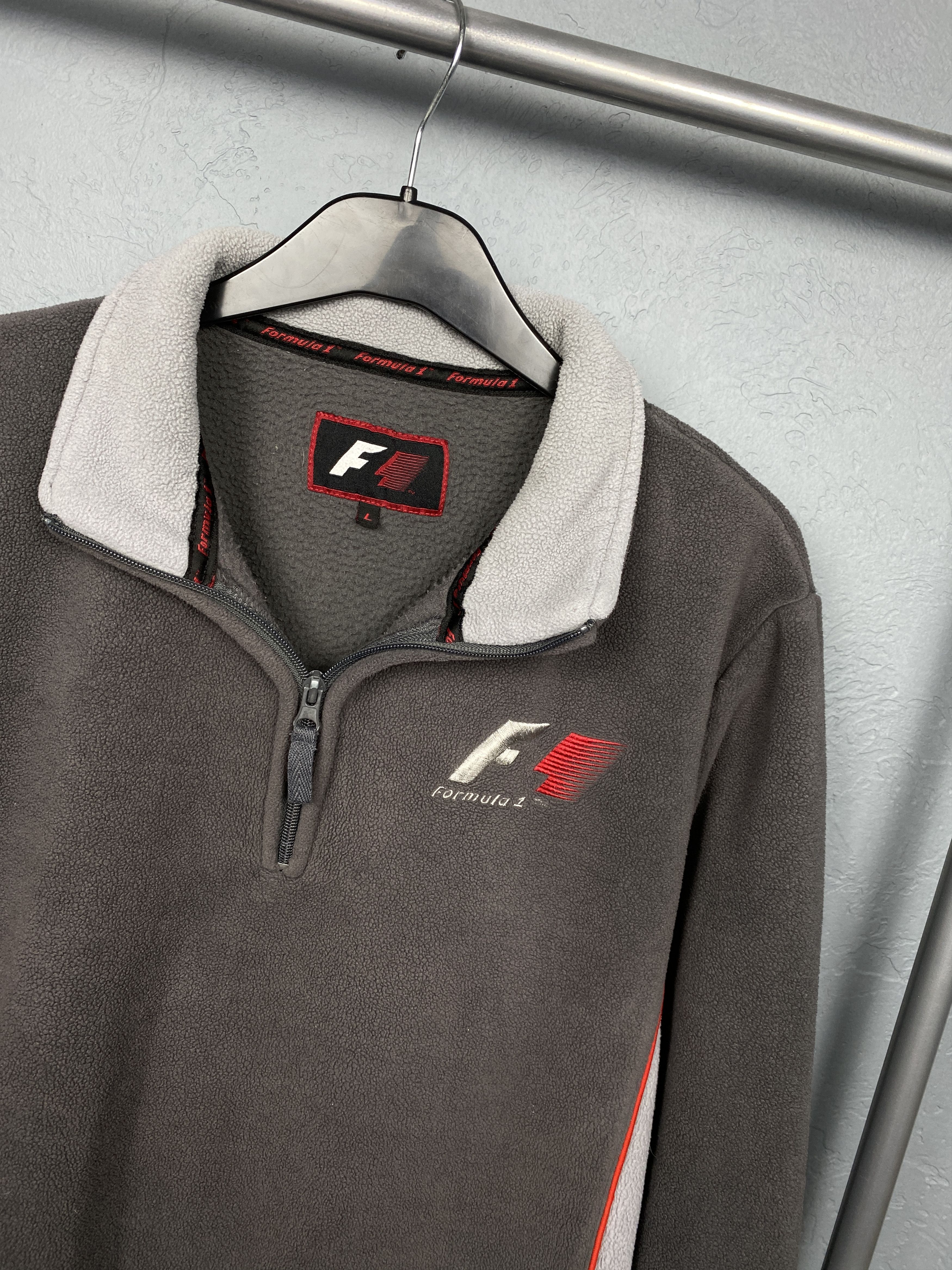 Formula 1 Formula Uno 1 Vintage Mens 1\4 Zip Fleece Jacket Size US L / EU 52-54 / 3 - 2 Thumbnail