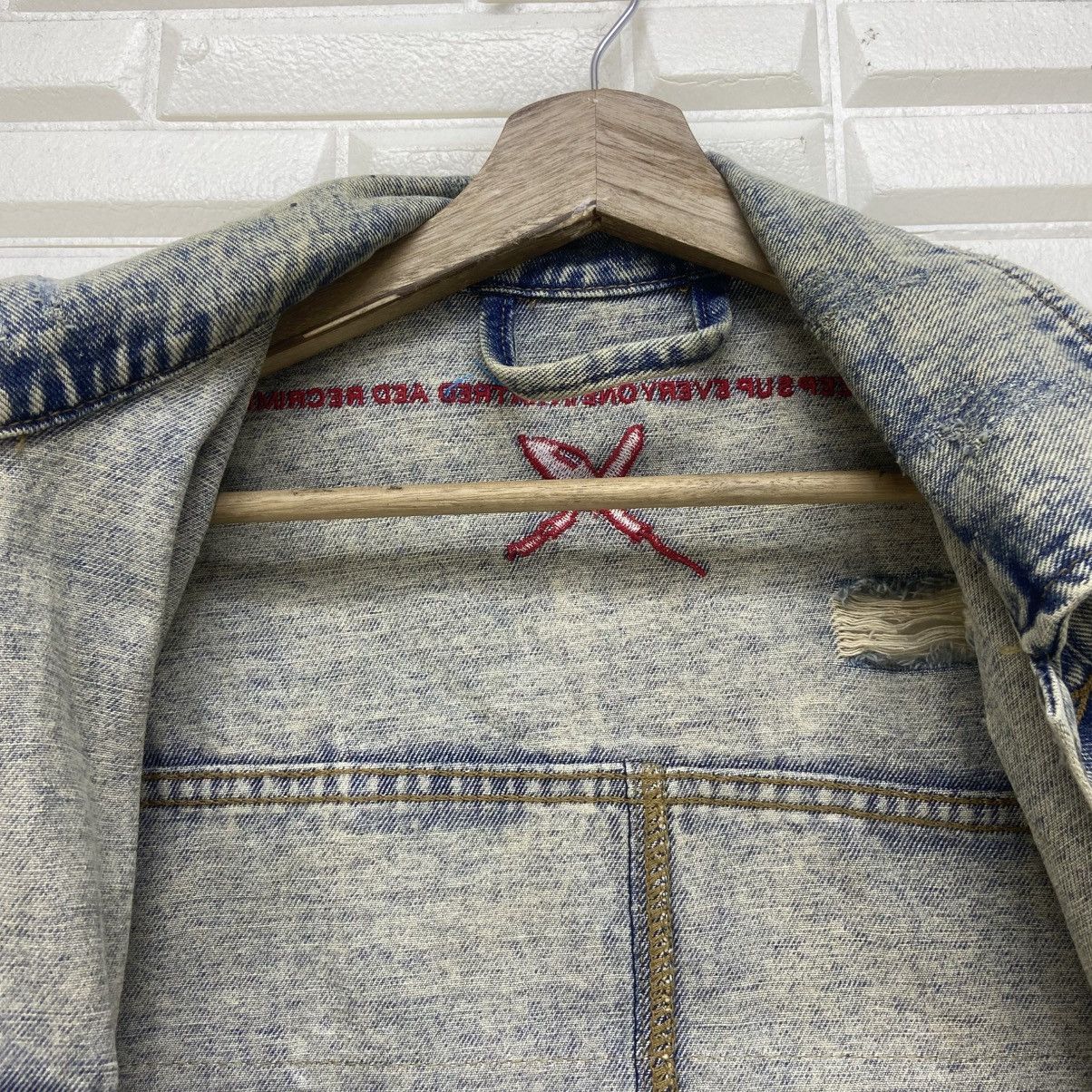 Japanese Brand Japanese Brand Distressed Denim Paint Splatter Denim Jacket Size US M / EU 48-50 / 2 - 22 Thumbnail