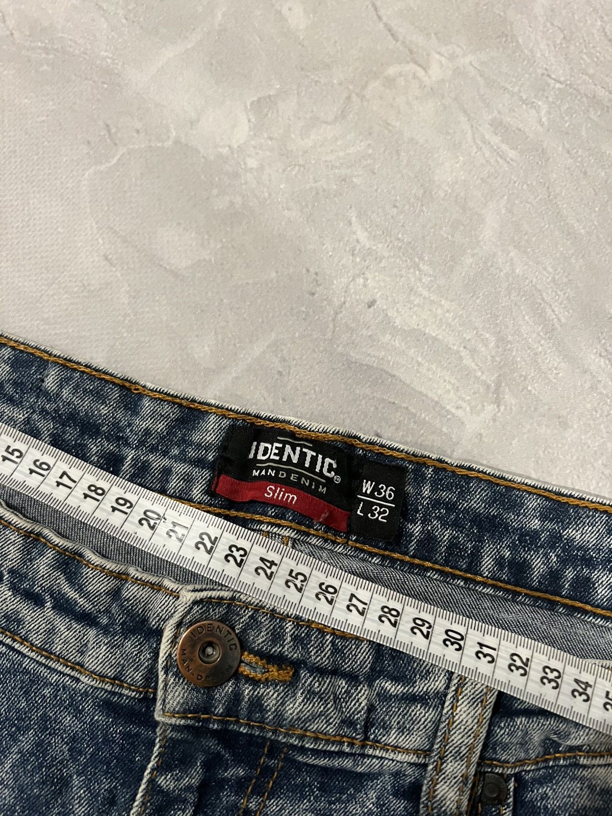 Japanese Brand Slim Distressed Paint Faded Fit / Archive Japan Vibe Vintage Size US 36 / EU 52 - 7 Thumbnail