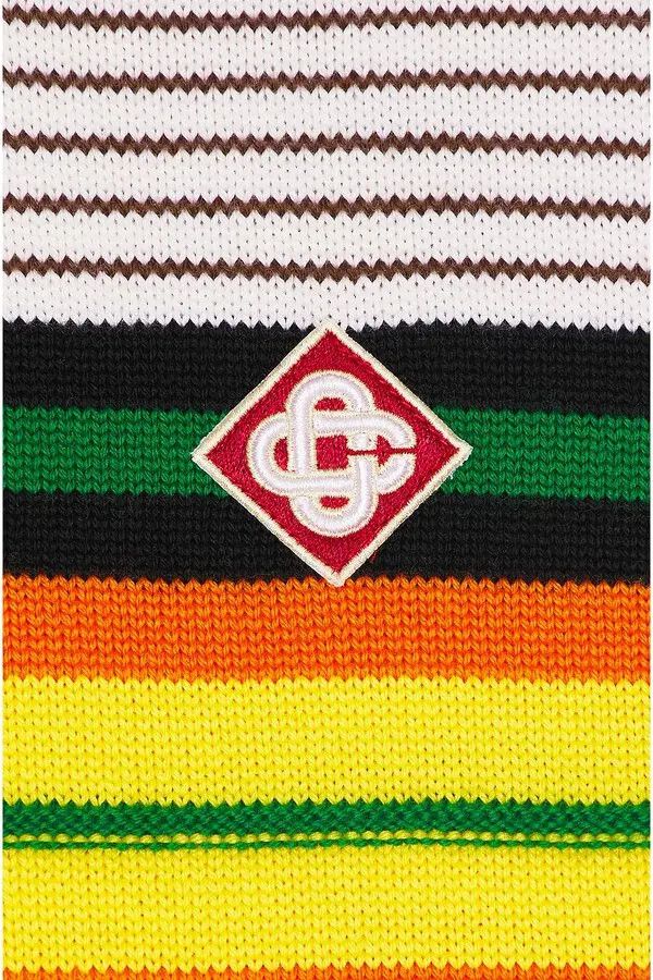 Casablanca o1mle0326 Knitted Wool T-Shirt Multi Stripe in Multicolor Size US M / EU 48-50 / 2 - 3 Thumbnail