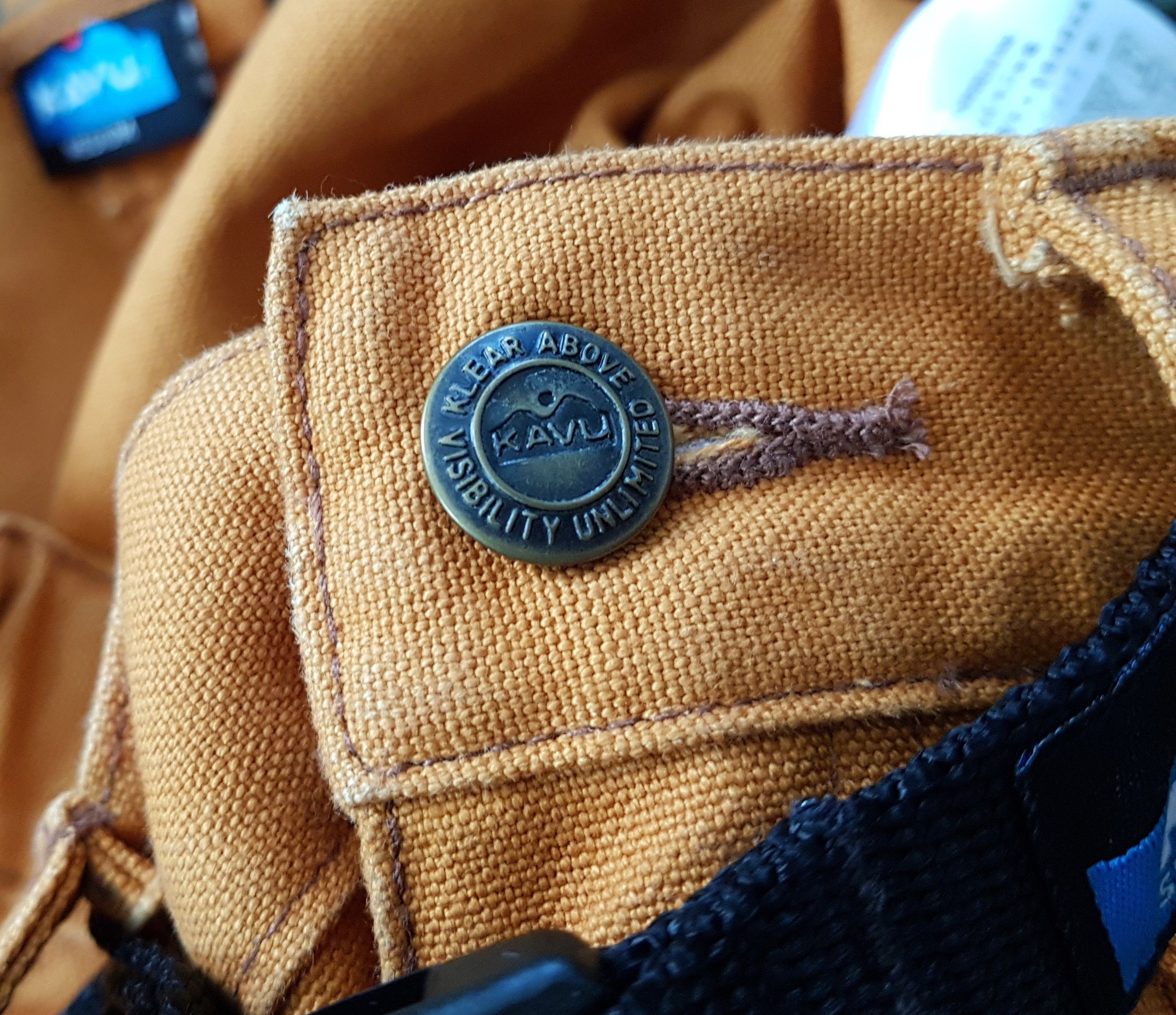 KAVU Vintage Kavu Climbing Belted Adjustable Canvas Cargo Shorts Size US 32 / EU 48 - 9 Thumbnail