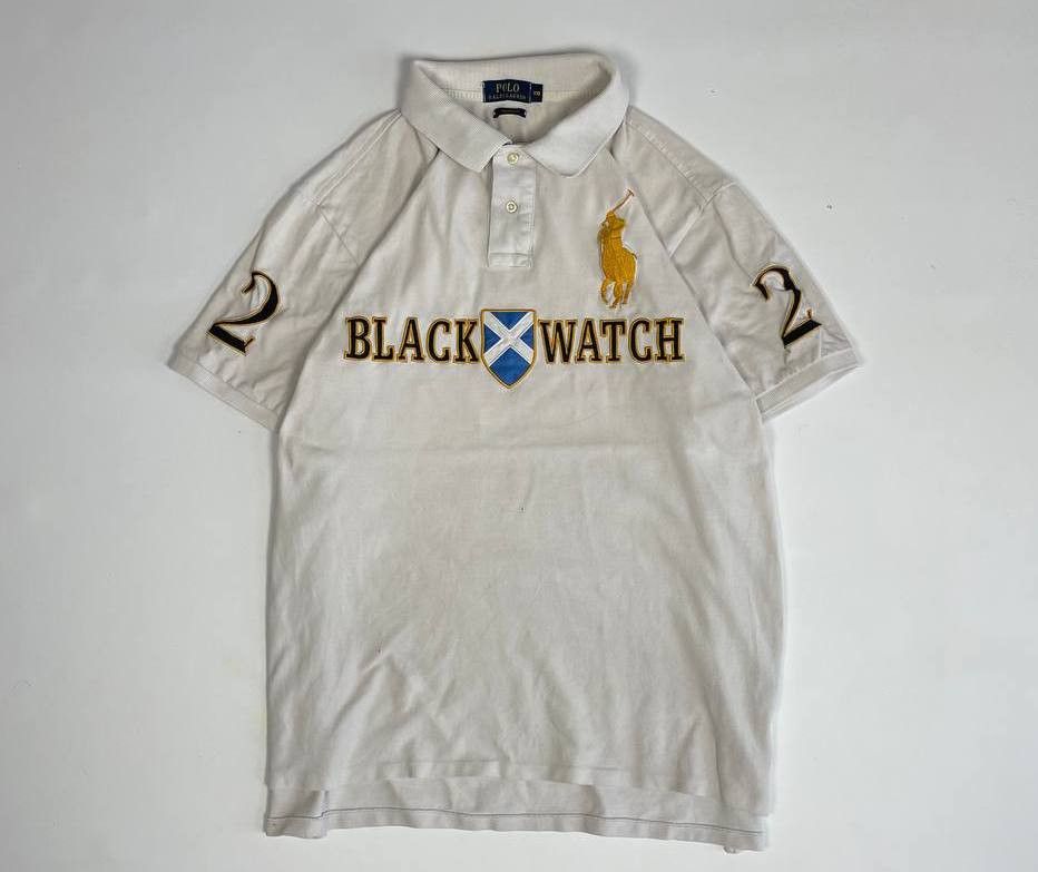 Polo Ralph Lauren × Rugby Ralph Lauren × Vintage VINTAGE POLO RALPH LAUREN BIG PONY LOGO SHIRT BLACK WATCH Size US XXL / EU 58 / 5 - 1 Thumbnail