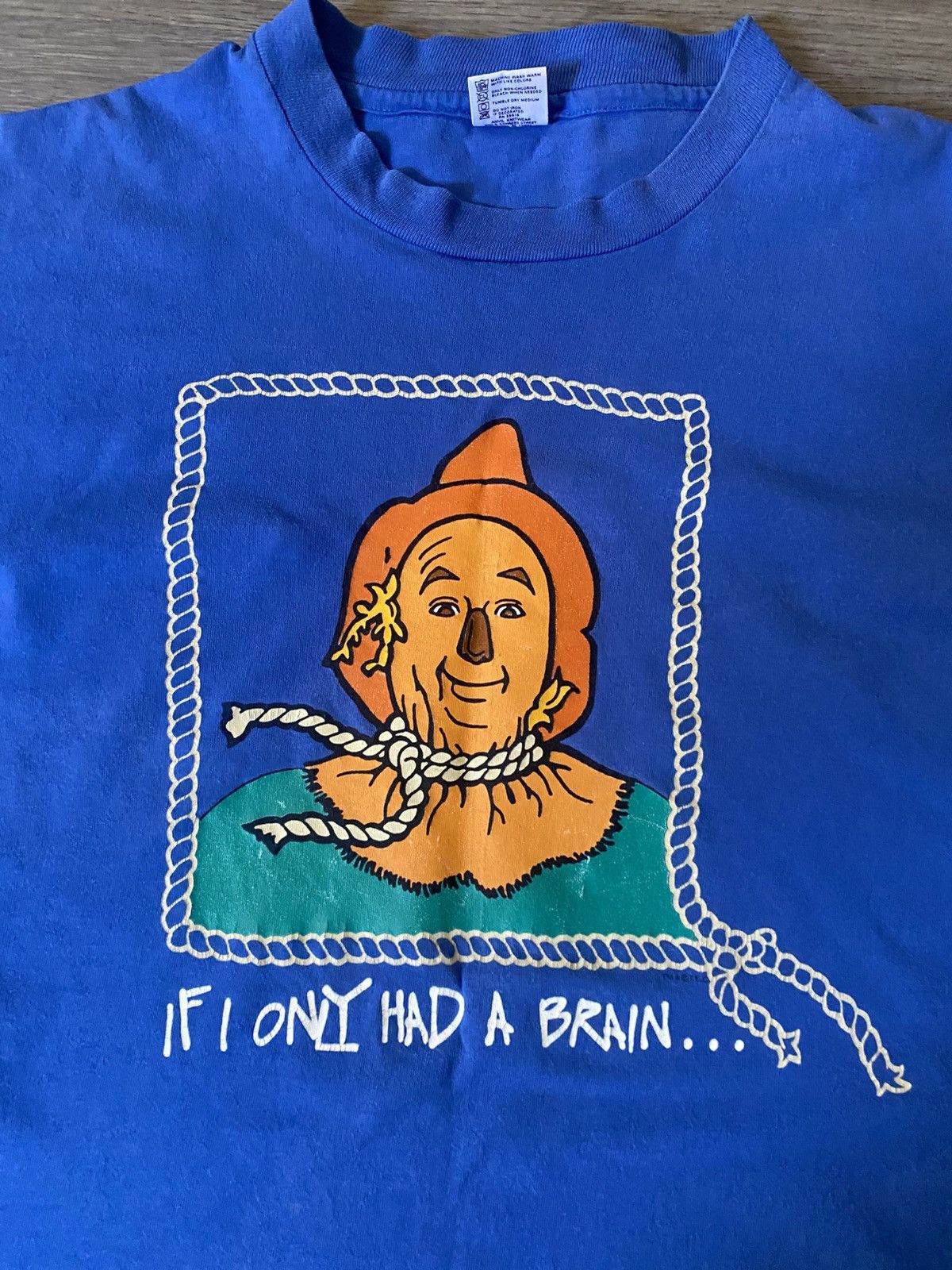Vintage Vintage 90s made in USA wizard of oz charachter t shirt Size US L / EU 52-54 / 3 - 3 Thumbnail