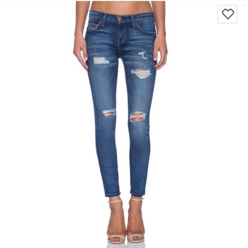 Current/Elliot Current Elliott The Stiletto Jean Bennett Destroy Size 27 Size 27" / US 4 / IT 40 - 1 Thumbnail
