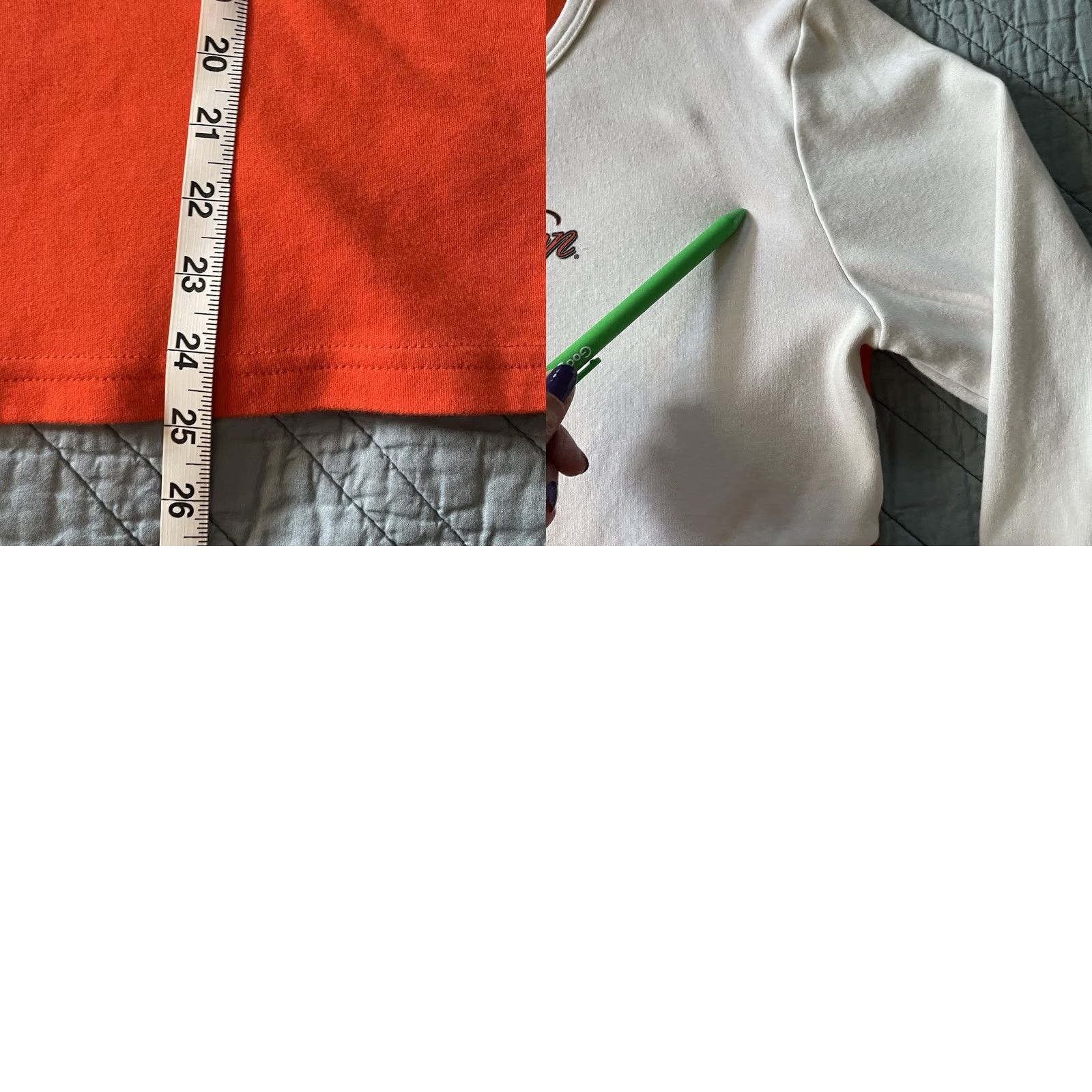 Harley Davidson VINTAGE Harley-Davidson T-Shirt Women 2XL Orange White Long Sleeve Cap Sleeve Crew Neck Logo 70s 80s 90s USA Classic Size XXL / US 16-18 / IT 52-54 - 9 Thumbnail