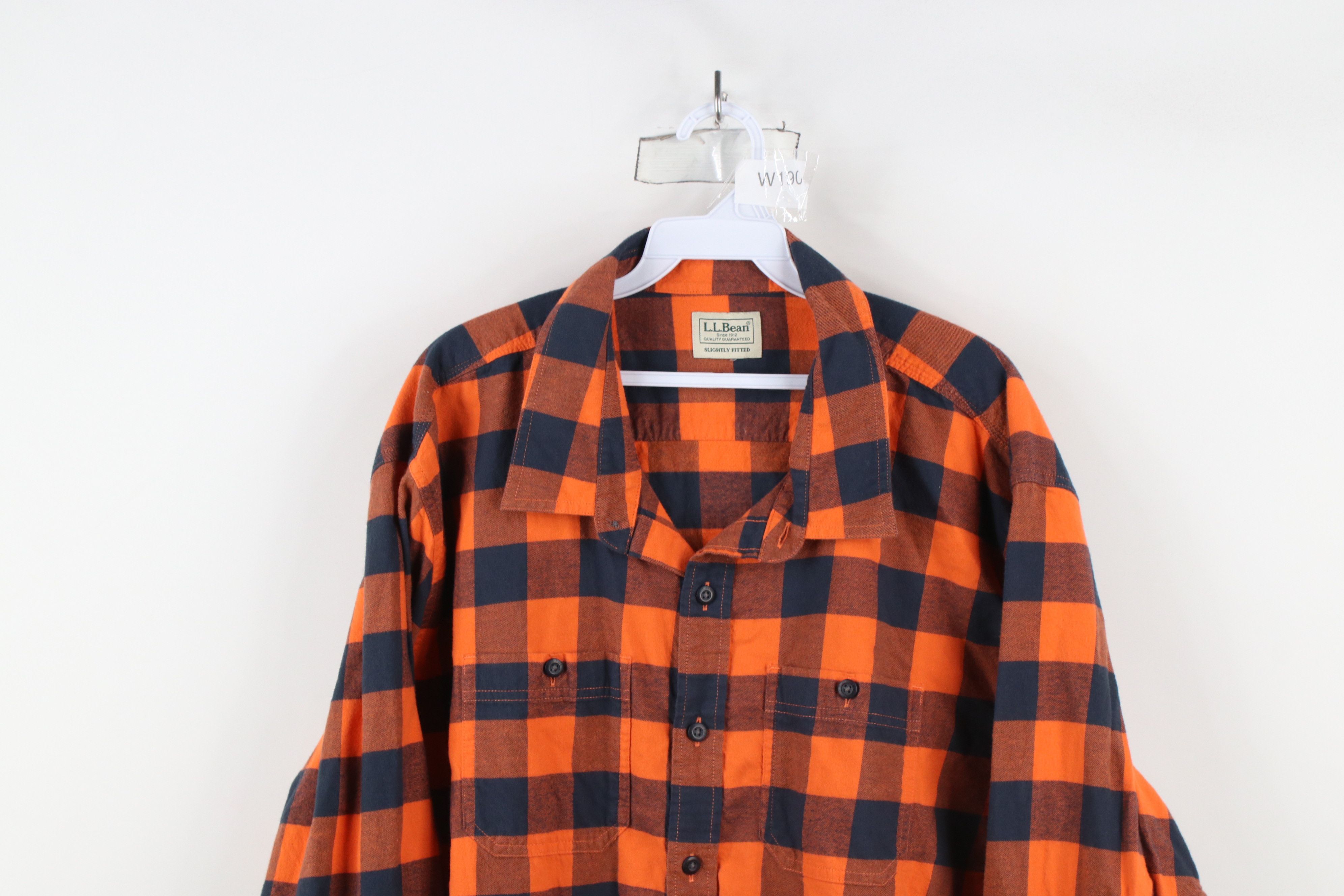 L.L. Bean × Vintage Vintage LL Bean Slightly Flannel Collared Button Shirt Size US XXL / EU 58 / 5 - 2 Thumbnail
