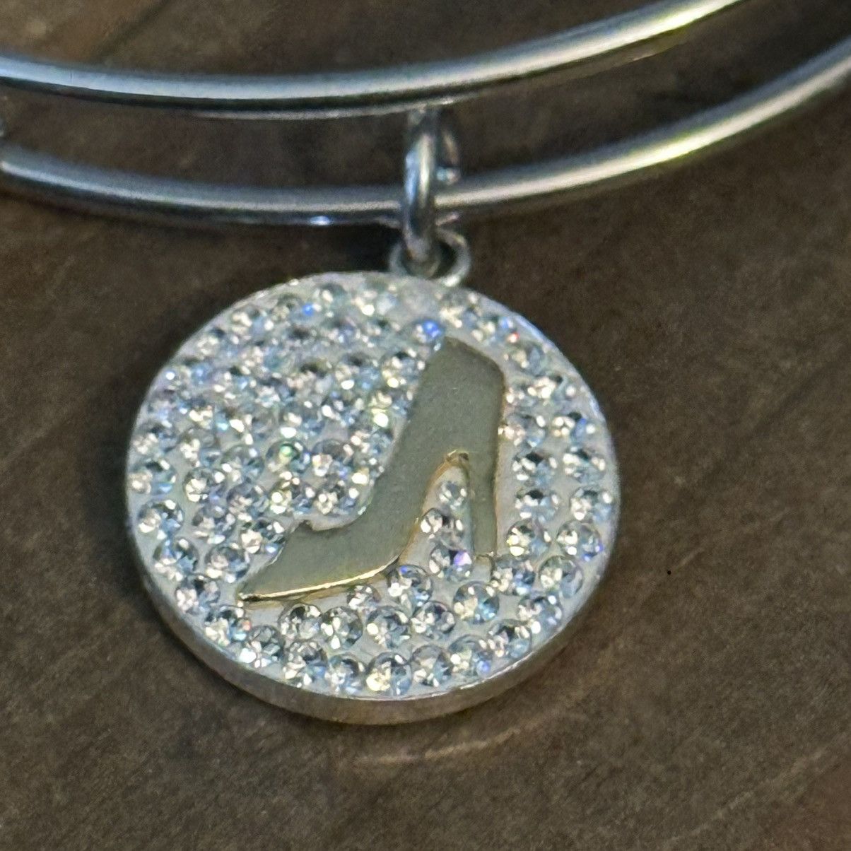 Other Silver If The Slipper Fits adjustable bangle charm bracelet Size ONE SIZE - 3 Thumbnail