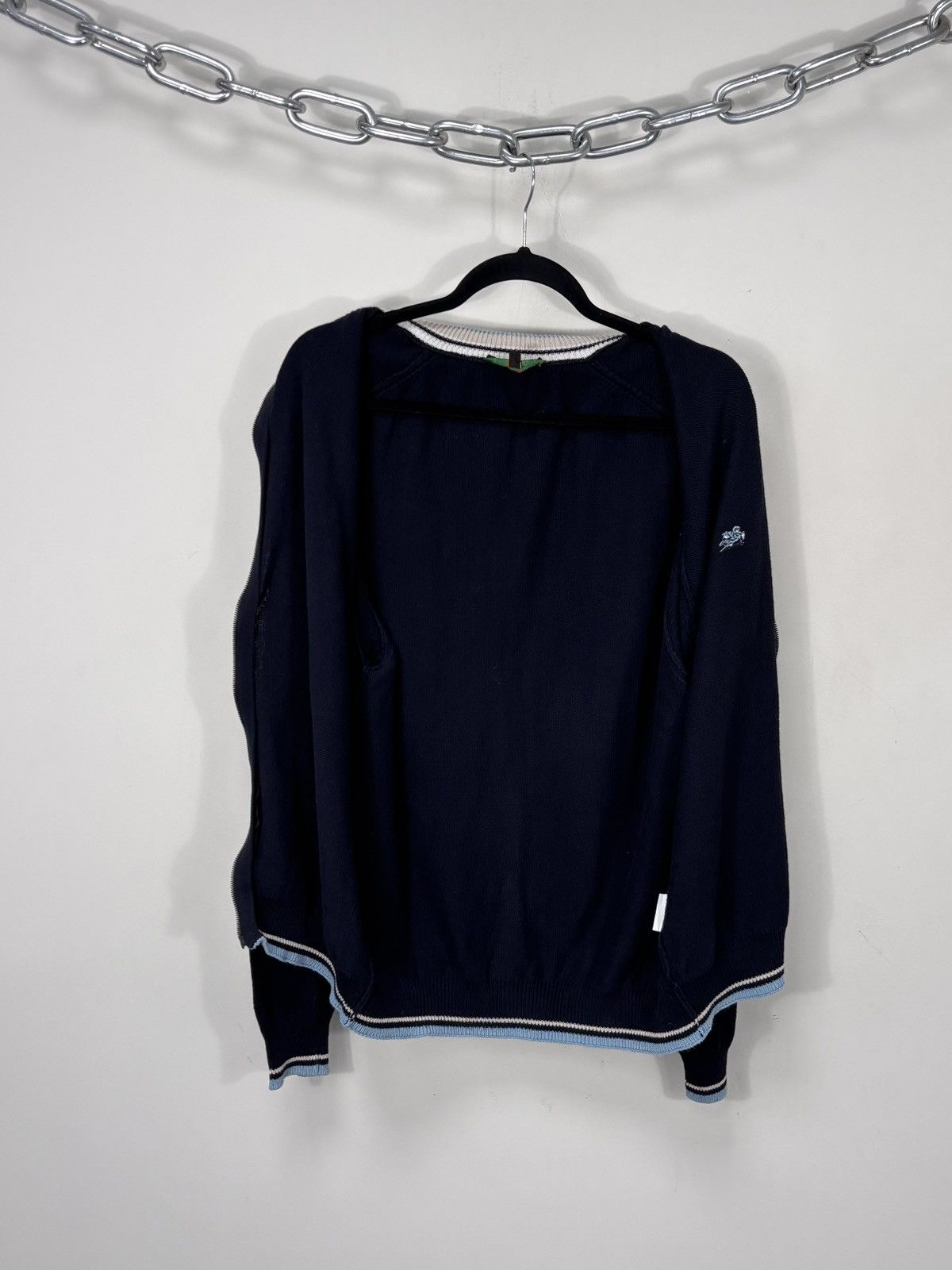 Etro Etro Milano Men’s Navy Blue Cotton Knit Full Zip Sweater Size US L / EU 52-54 / 3 - 12 Thumbnail