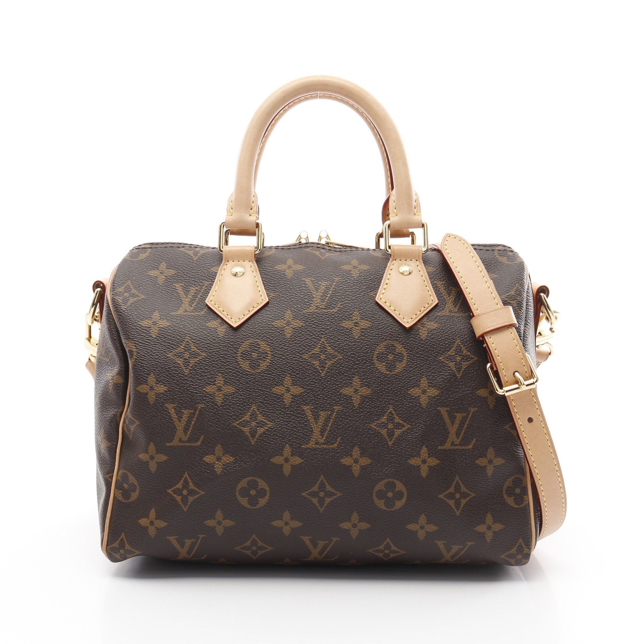 Louis Vuitton Louis Vuitton Speedy 25 Monogram Handbag Leather Brown Size ONE SIZE - 1 Thumbnail