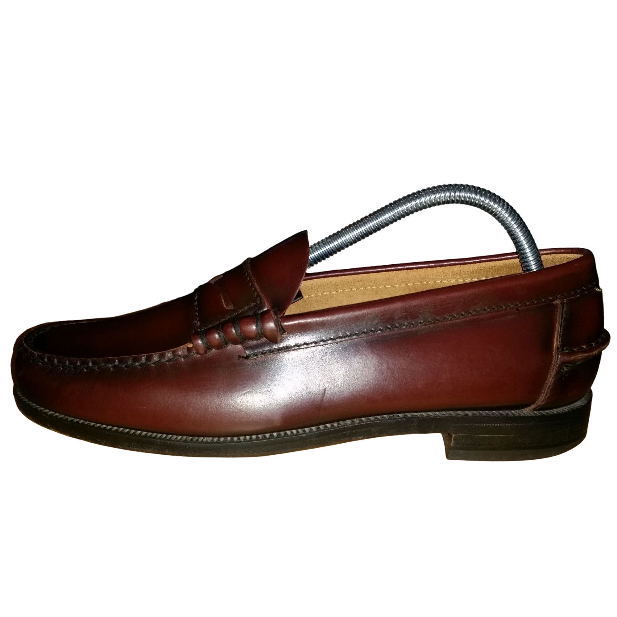 Vintage 90s Florsheim Black Brown Genuine Leather Tassel Kiltie Loafers Florsheim Vintage 90s The Florsheim Shoe Tassel Kiltie  main image 3