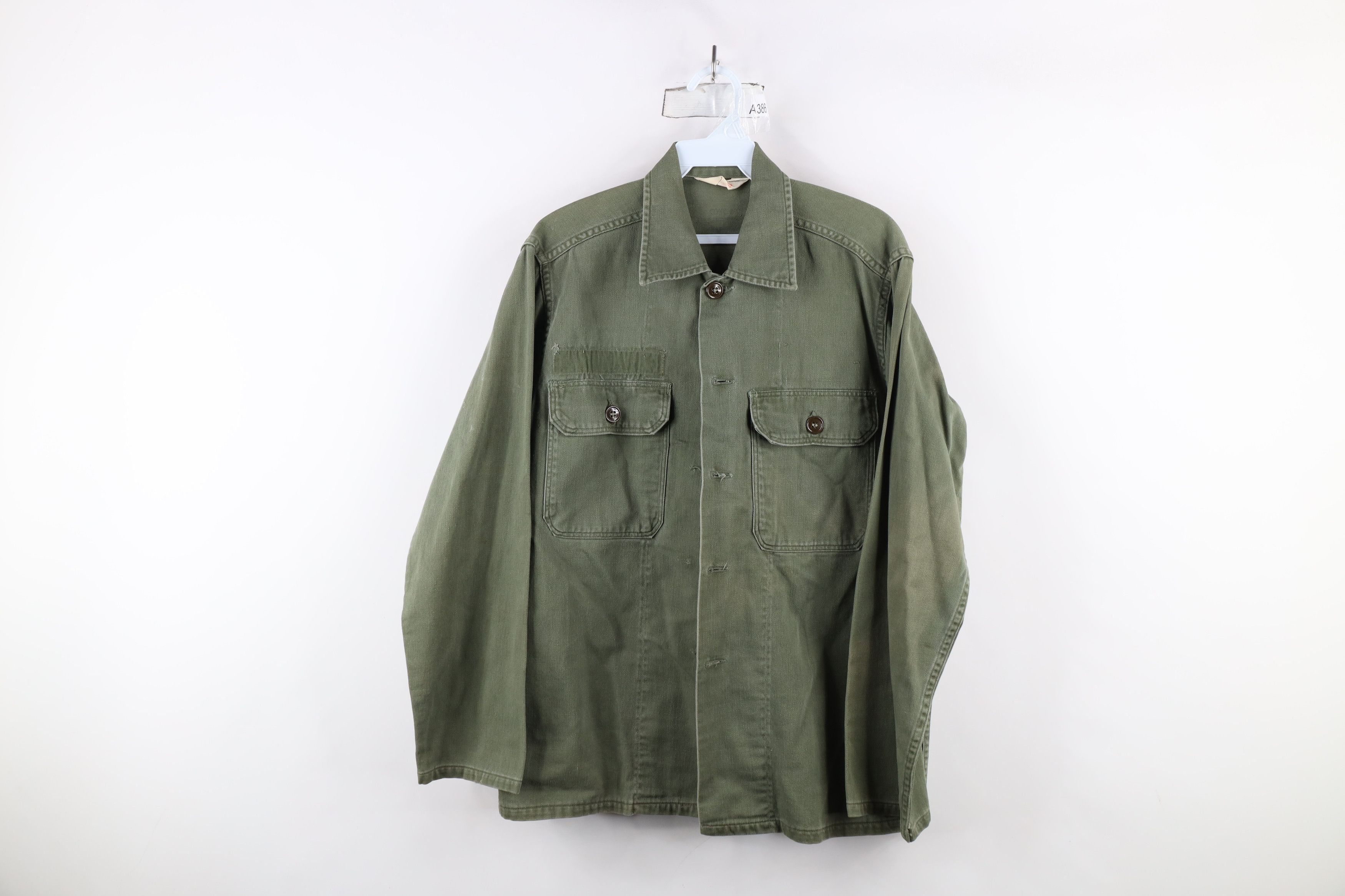 Fruit Of The Loom × Vintage Vintage 50s Fruit of the Loom Korean War Field Shirt Jacket Size US M / EU 48-50 / 2 - 1 Thumbnail