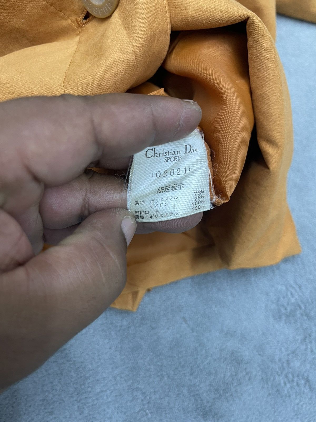 Christian Dior Monsieur × Designer × Dior ARCHIVE💥CHRISTIAN DIOR SPORTS BACK HIT JACKET Size US M / EU 48-50 / 2 - 12 Thumbnail