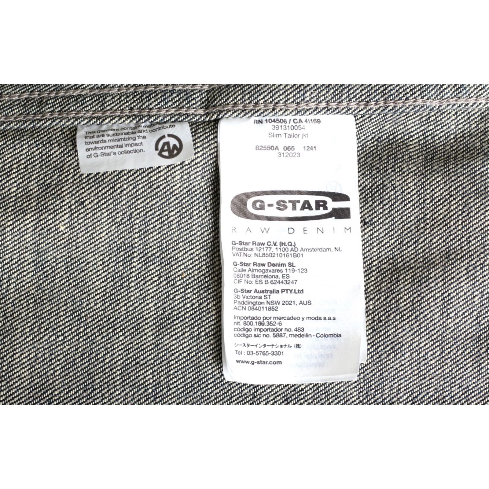 G-Star G-St ar Slim Tailor Denim Jacket Men 2XL MJ5843 Blue Denim Jacket Mens 2XL Slim Tailor Casual Jacket Blue Size US XXL / EU 58 / 5 - 6 Thumbnail