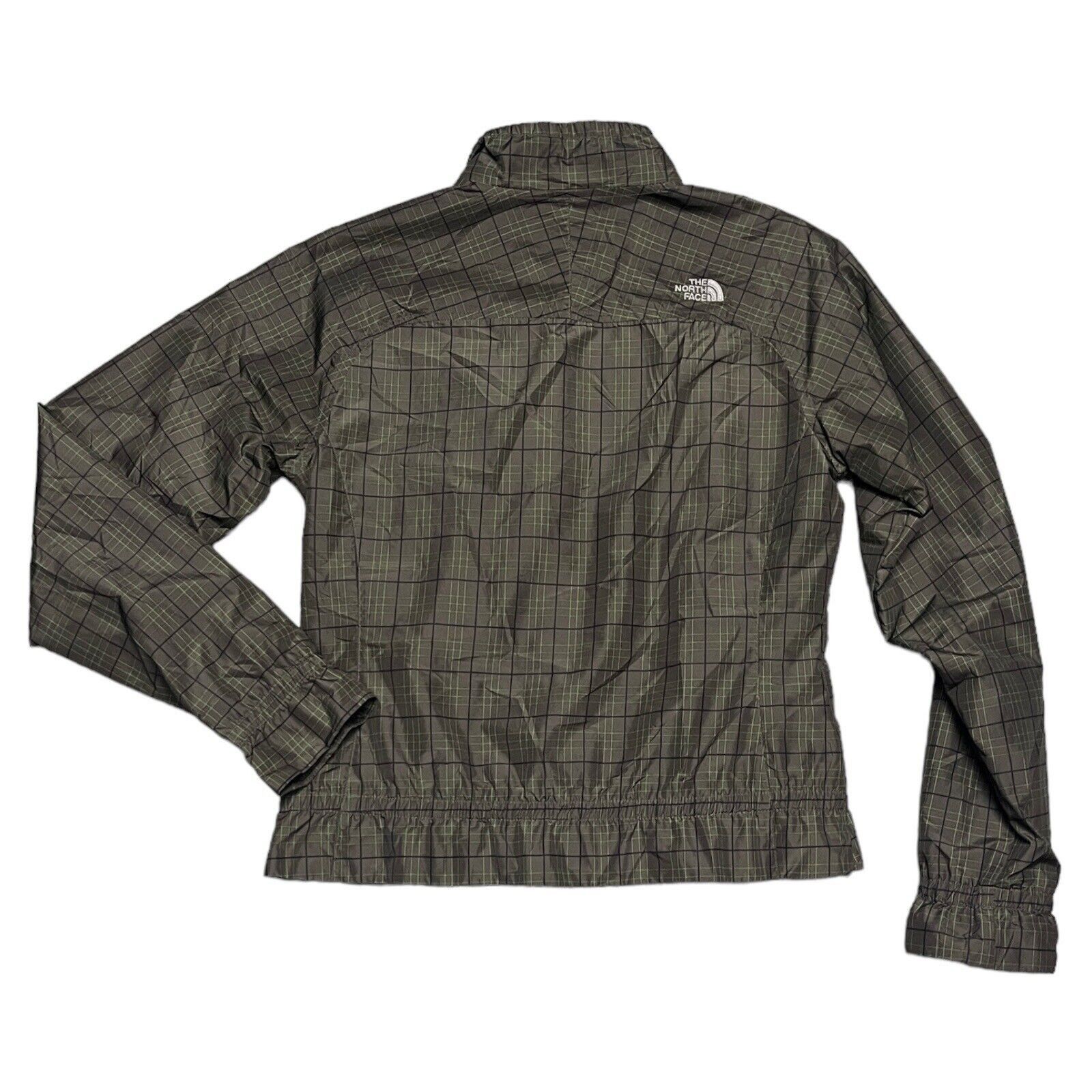 The North Face The North Face Nylon Windbreaker Jacket Check Print Zipper Size S / US 4 / IT 40 - 3 Thumbnail