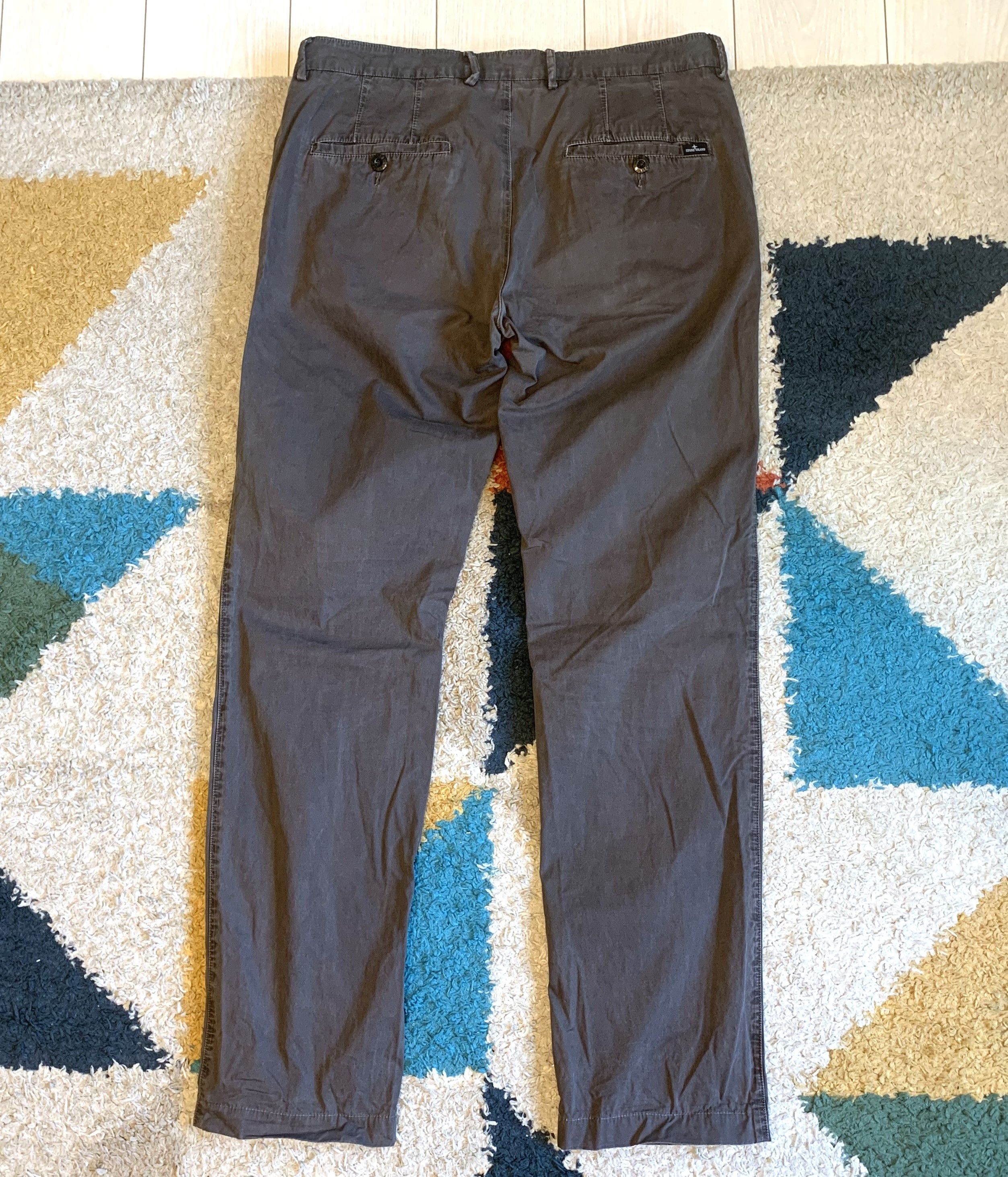 Stone Island Stone Island 2012ss garment dyed cotton chino pants, size 34 Size US 32 / EU 48 - 6 Thumbnail