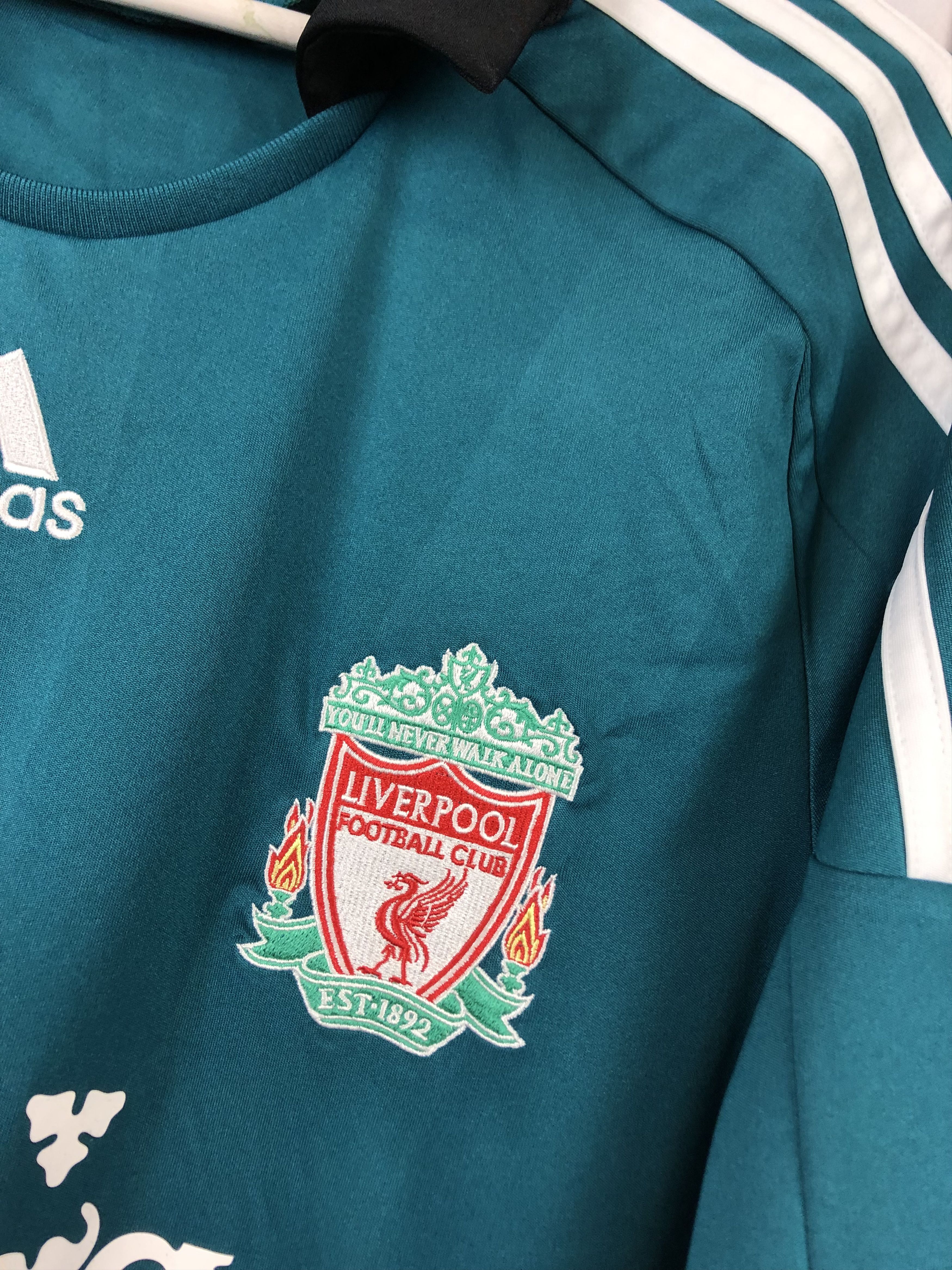 Adidas Liverpool football shirt 2008 Jersey #23 Carragher Soccer Size US L / EU 52-54 / 3 - 7 Thumbnail
