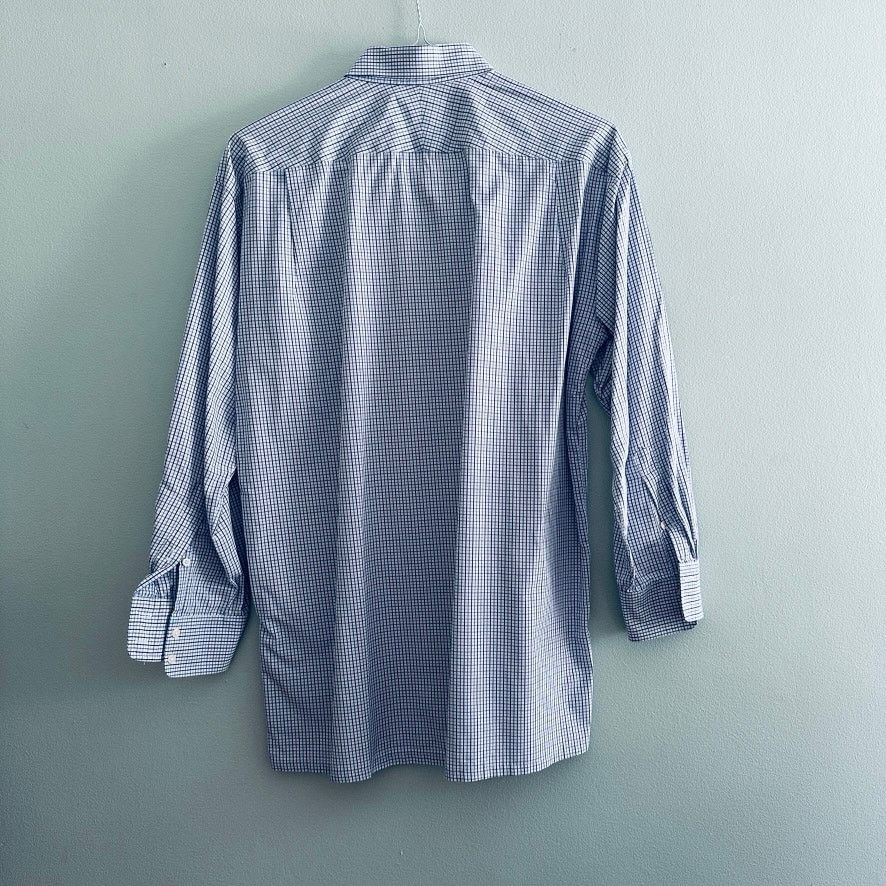Thomas Pink Thomas Pink Traveller blue plaid button down Size US XXL / EU 58 / 5 - 3 Thumbnail