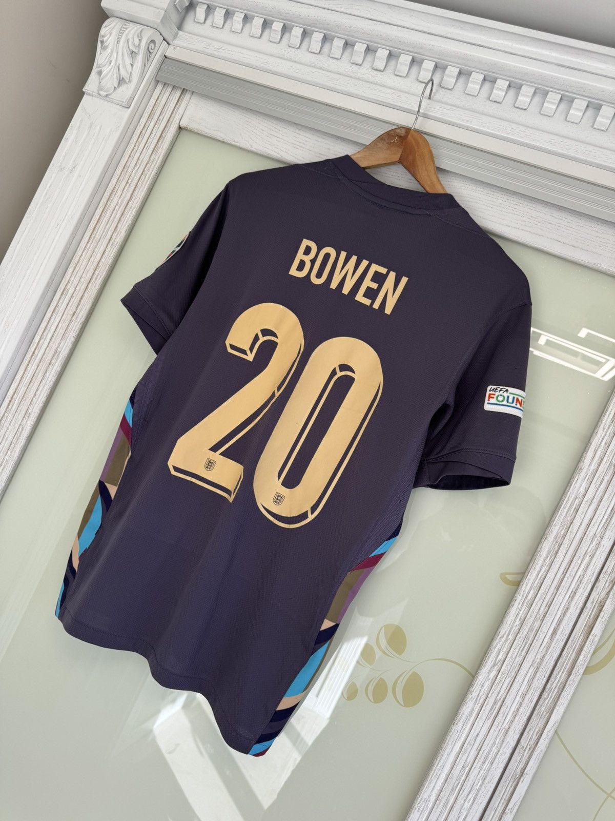 Nike Bowen #20 England 2024-2025 Euro Away Soccer Jersey Shirt Size US S / EU 44-46 / 1 - 3 Thumbnail