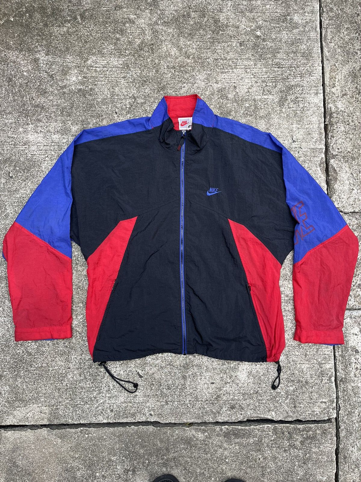Nike × Vintage Crazy Vintage 90s Nike Windbreaker Size US L / EU 52-54 / 3 - 11 Thumbnail