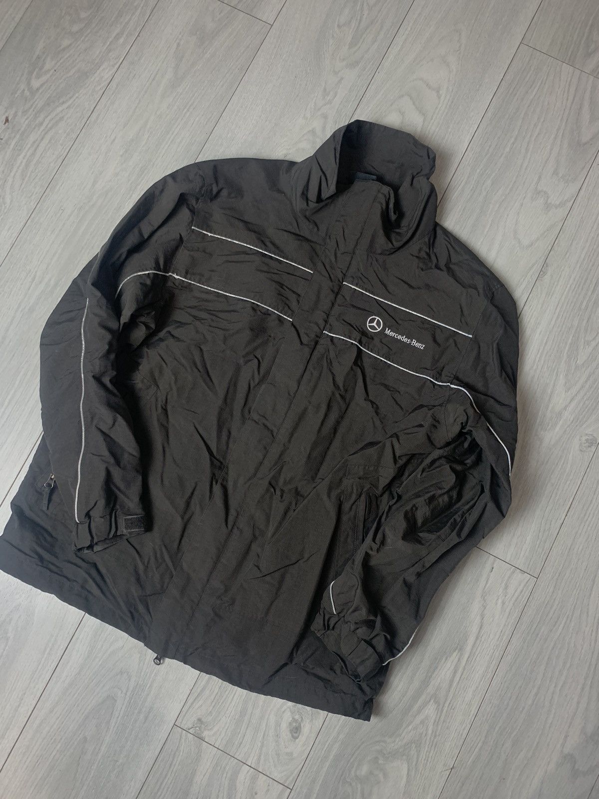 Mercedes-Benz × Vintage Vintage Mercedes Benz Jacket Nylon Size US L / EU 52-54 / 3 - 7 Thumbnail