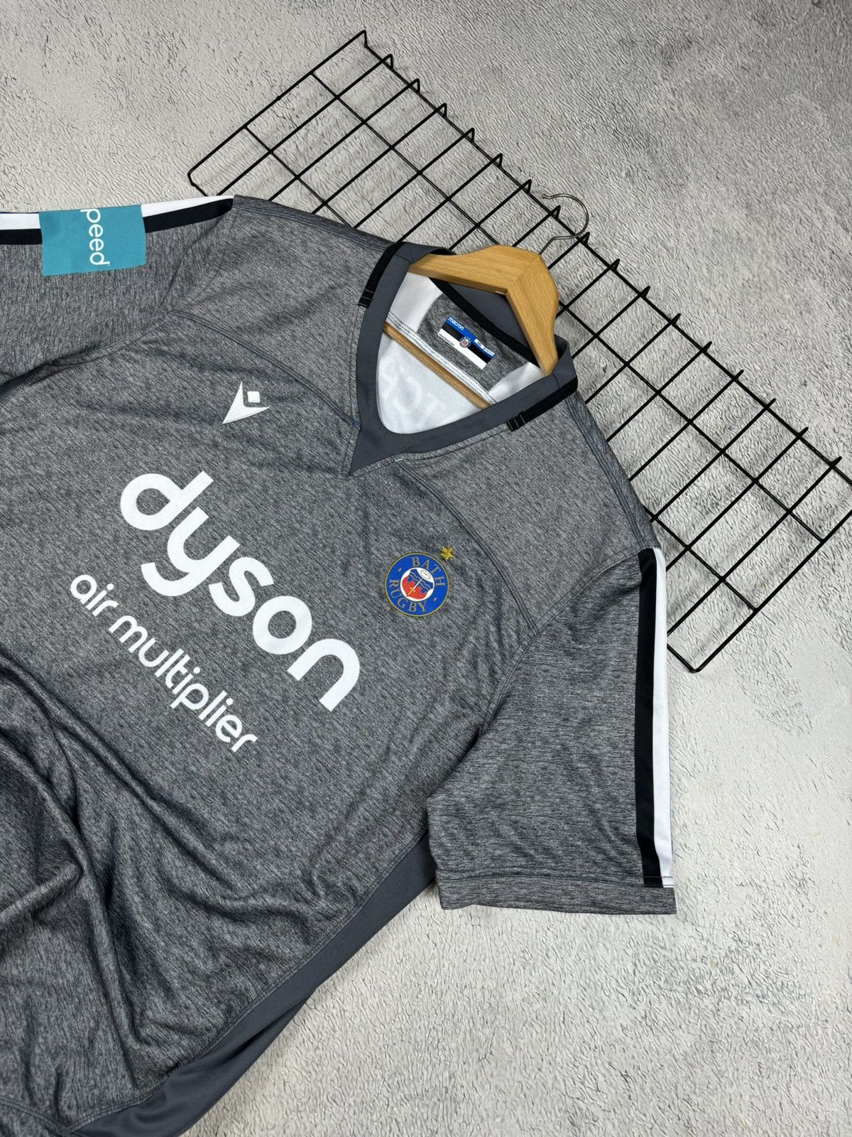 Macron Bath Rugby Union Away Shirt 2022/23 Macron 5XL size Jersey Size US XXL / EU 58 / 5 - 2 Thumbnail