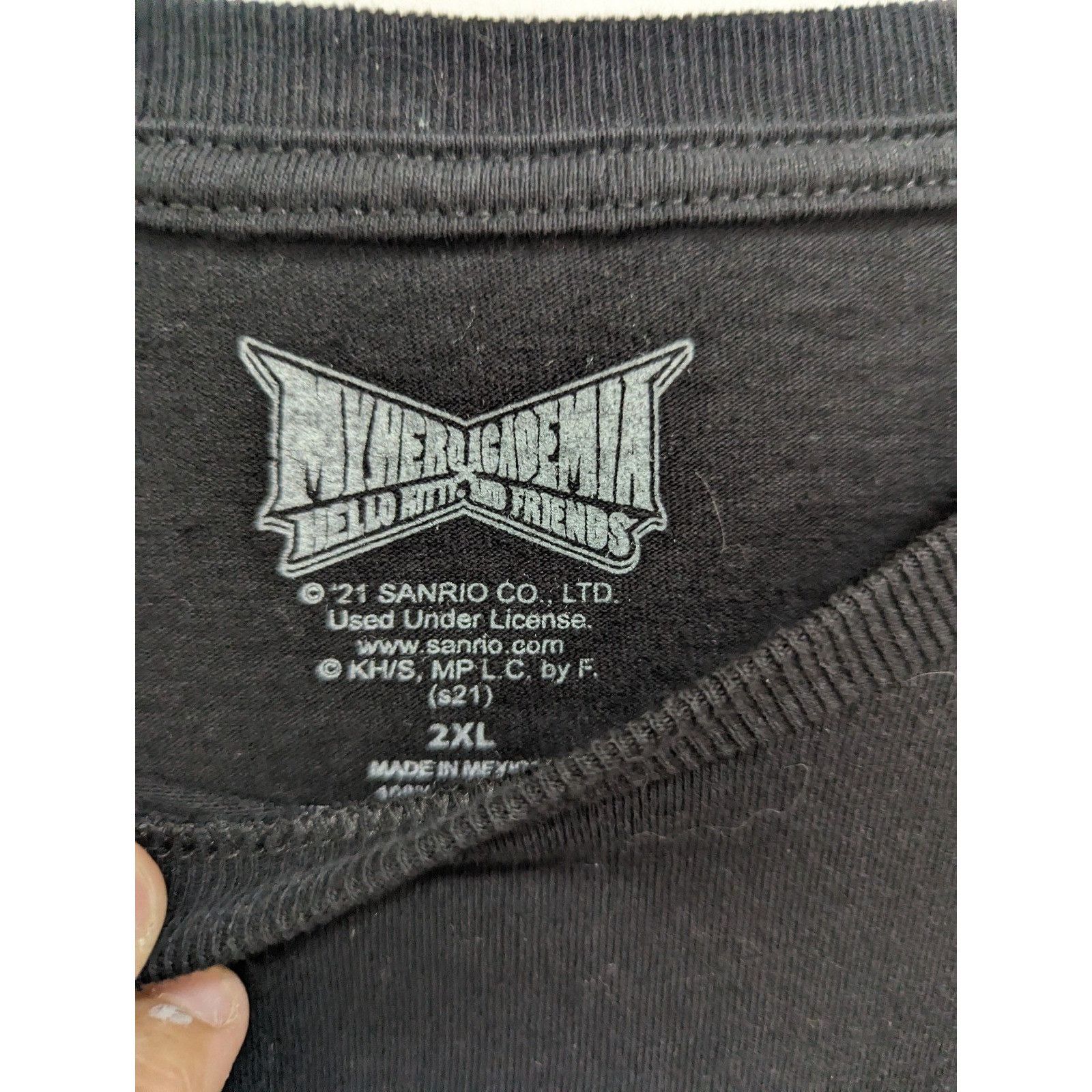 Other My Hero Academia Shirt Adult 2XL Black Hello Kitty Sanrio Gr Size US XXL / EU 58 / 5 - 3 Thumbnail