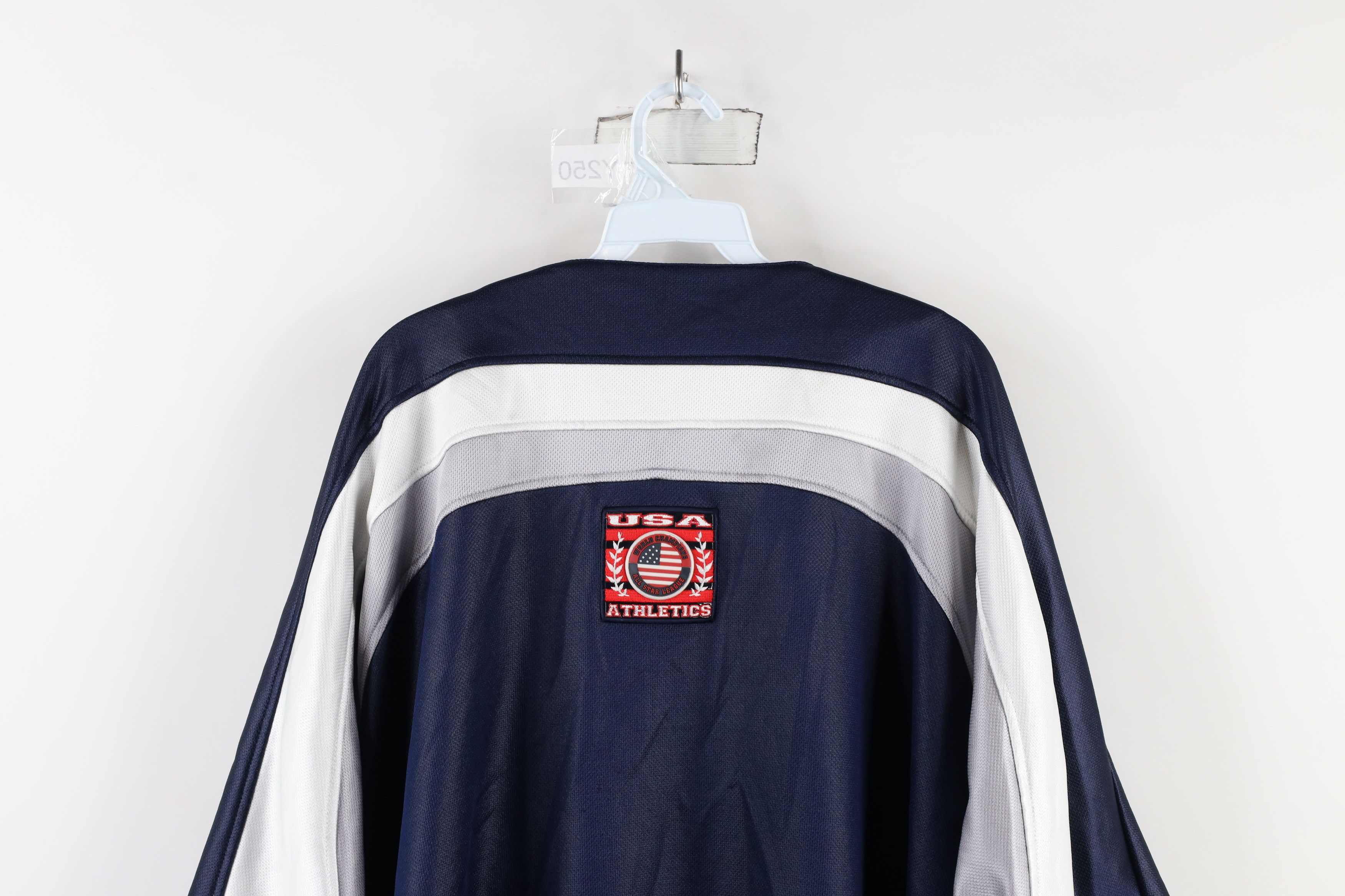 Vintage Vintage 90s Y2K Streetwear New York Baseball Jersey Blue Size US XXL / EU 58 / 5 - 11 Thumbnail