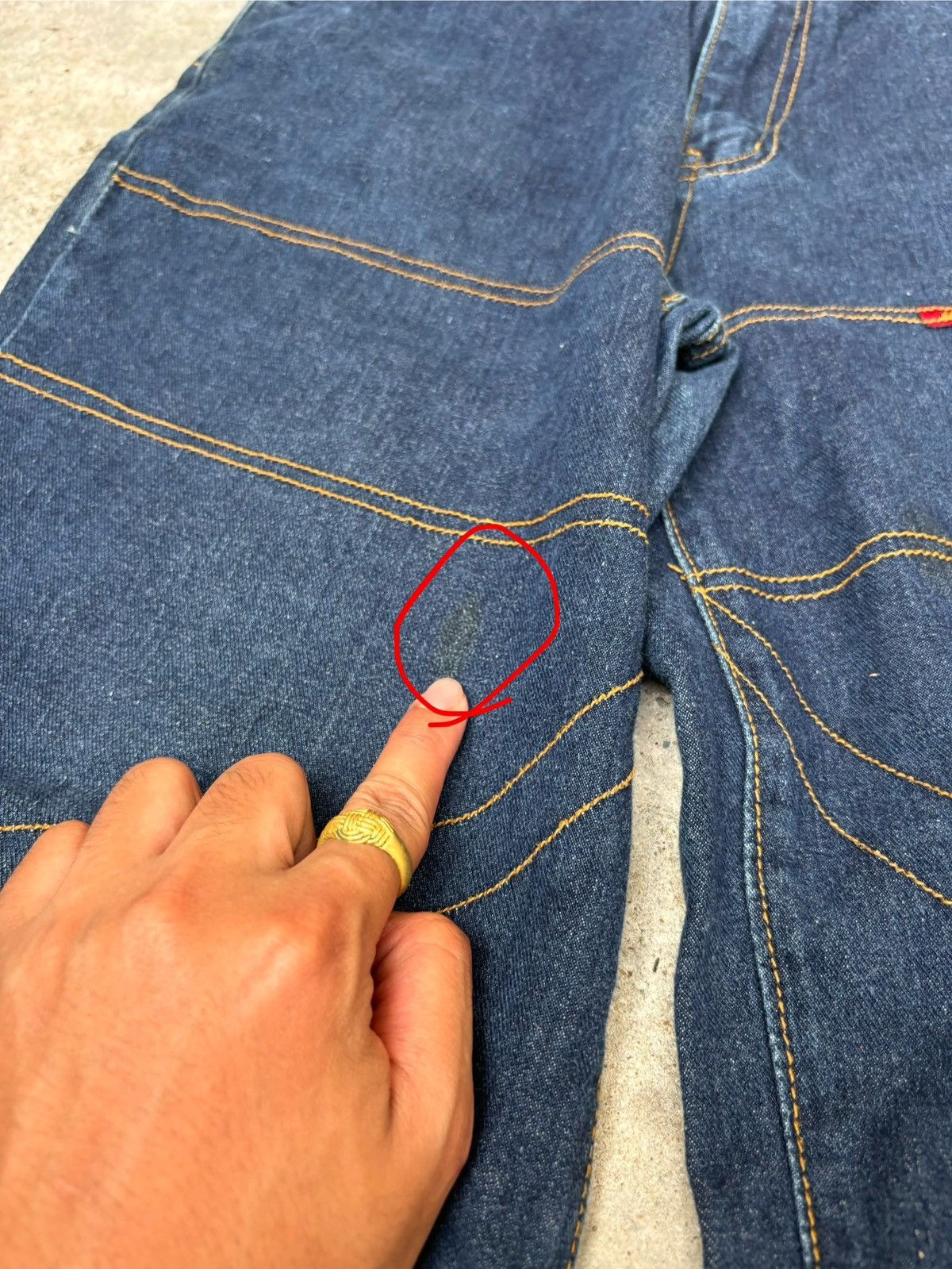 Japanese Brand Vintage Yue REN BOY Jeans (JNCO Style) Skateboard Size US 26 / EU 42 - 13 Thumbnail