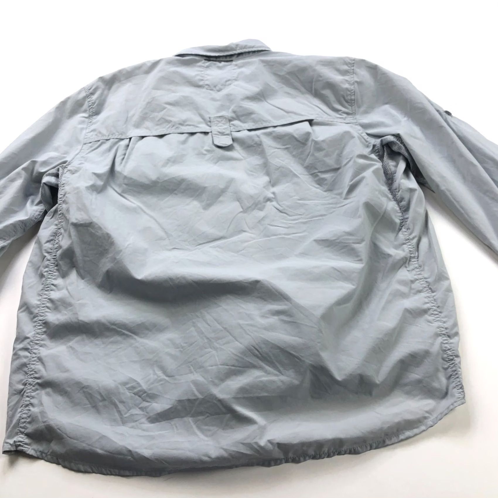 Vintage REI Shirt Ladies L Gray Convertible Roll Up Tab Sleeve Outdoor Vented Blouse Size L / US 10 / IT 46 - 6 Thumbnail