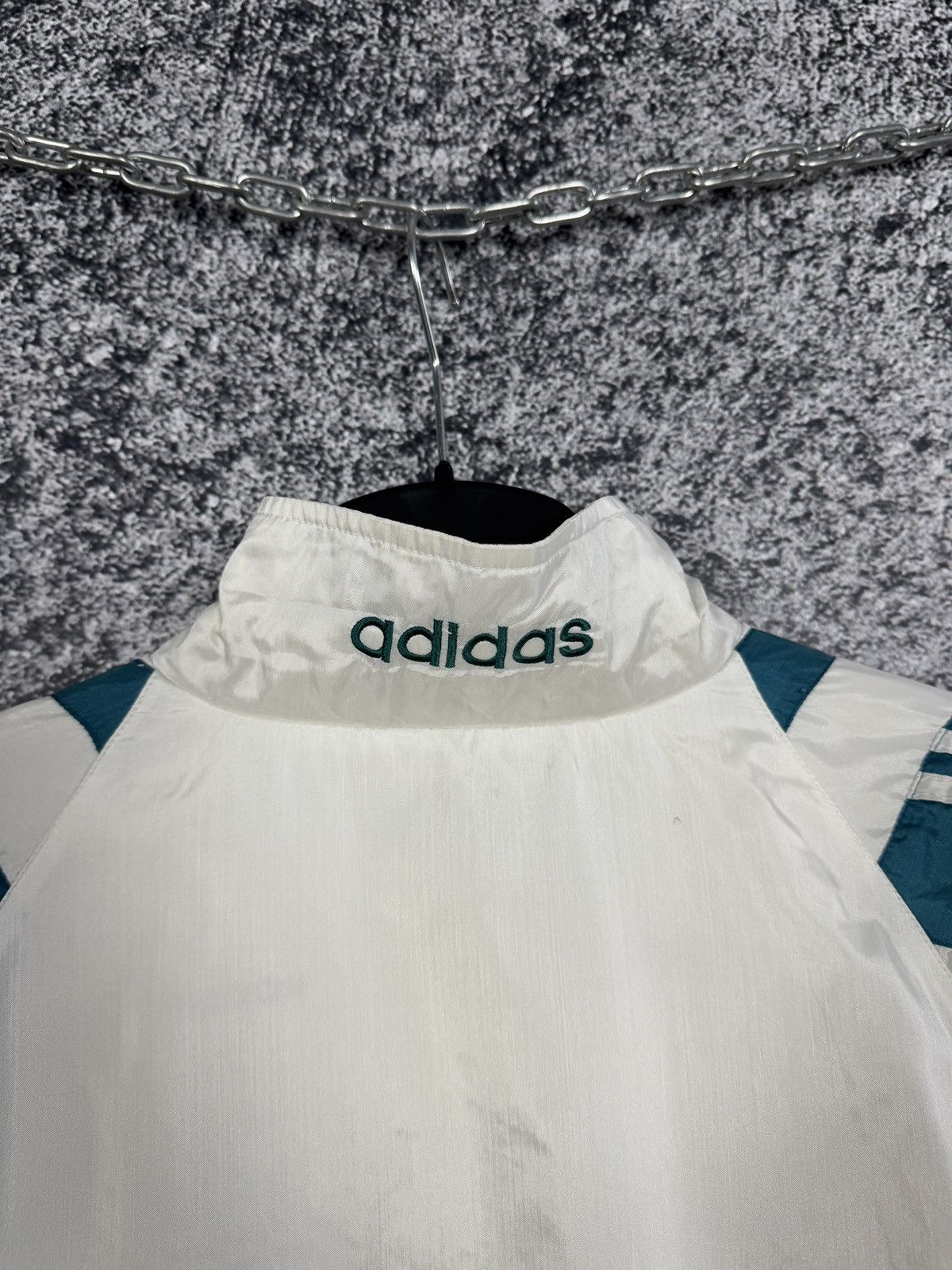 Adidas Men’s Adidas Vintage 90s Nylon Track Jacket Retro Y2K Size M Size US M / EU 48-50 / 2 - 14 Thumbnail