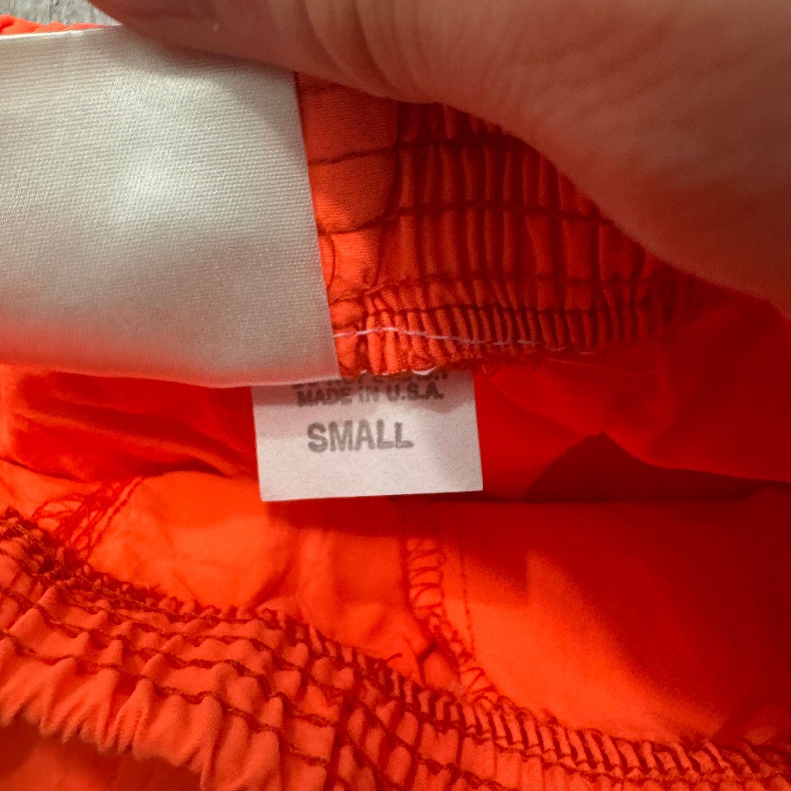 Vintage NEW Vintage USA Sport Surf Shorts Men Small Orange 80s Size US 26 / EU 42 - 6 Thumbnail