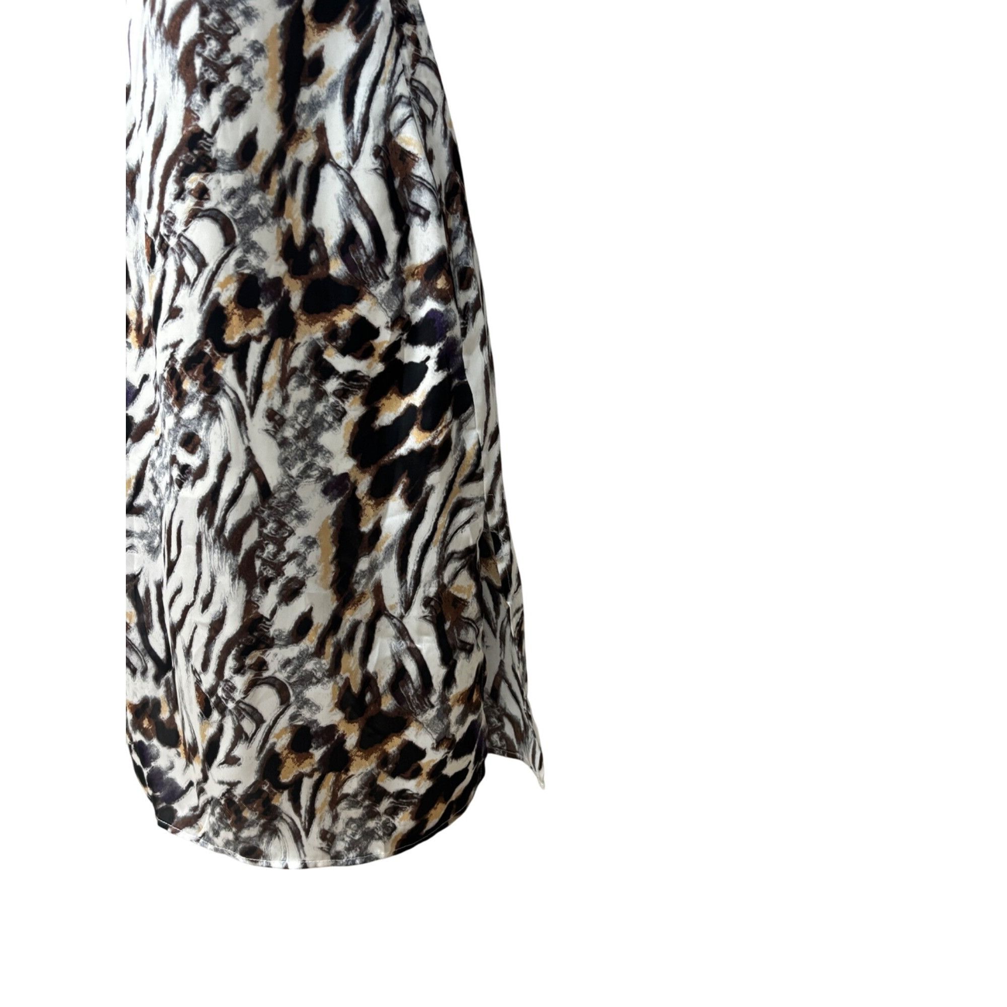 Other One Clothing Juniors' Animal-Print Slip Dress, XXS Size XXS / US 00 / IT 34 - 12 Thumbnail