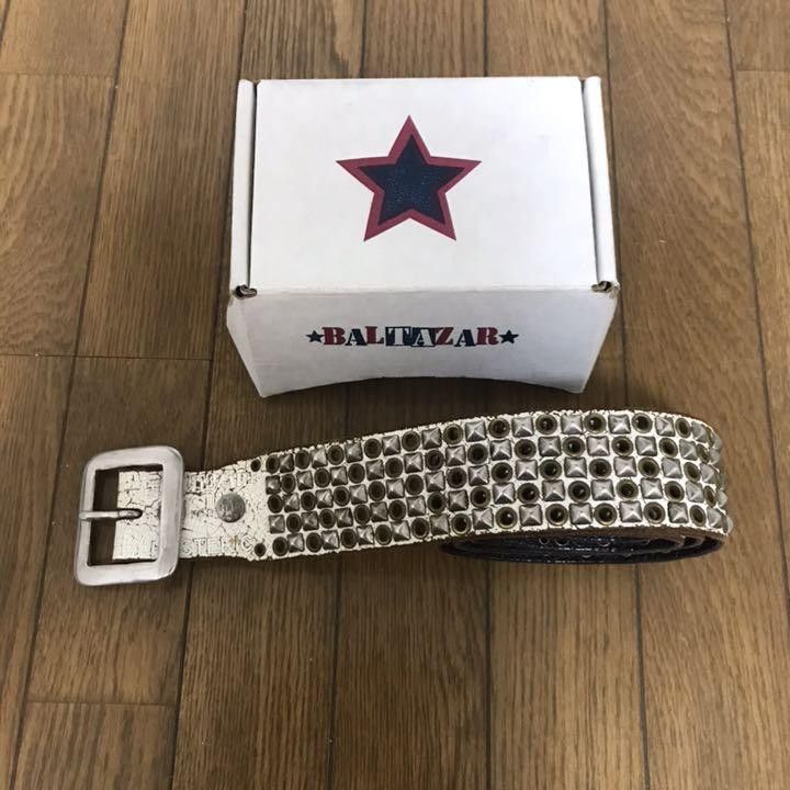 Hysteric Glamour Baltazar Distressed Studded Leather Belt Size ONE SIZE - 2 Thumbnail