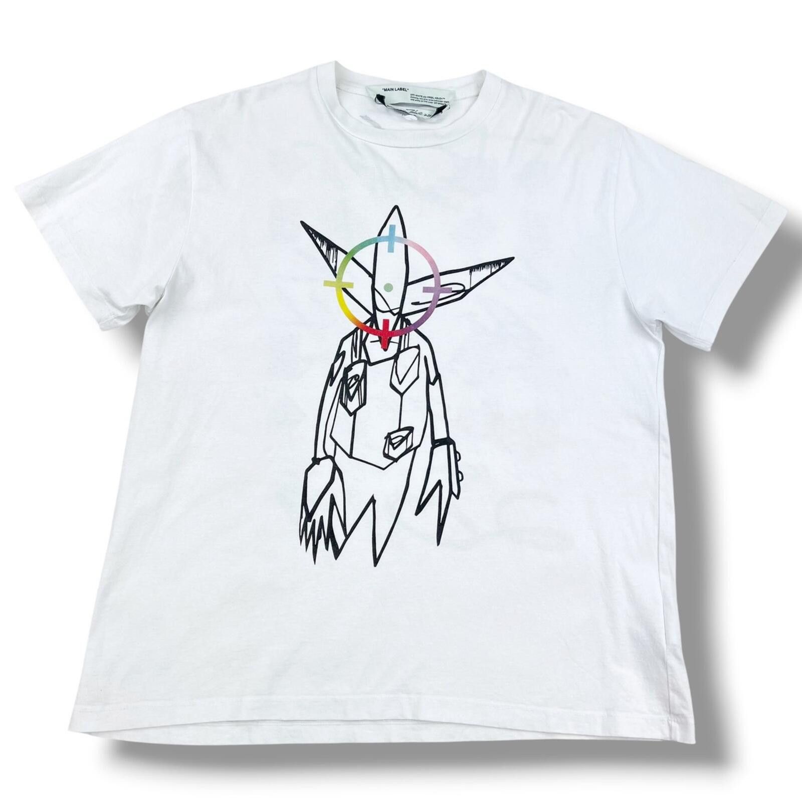 Off-White Off-White x Futura T Shirt Size US L / EU 52-54 / 3 - 2 Thumbnail